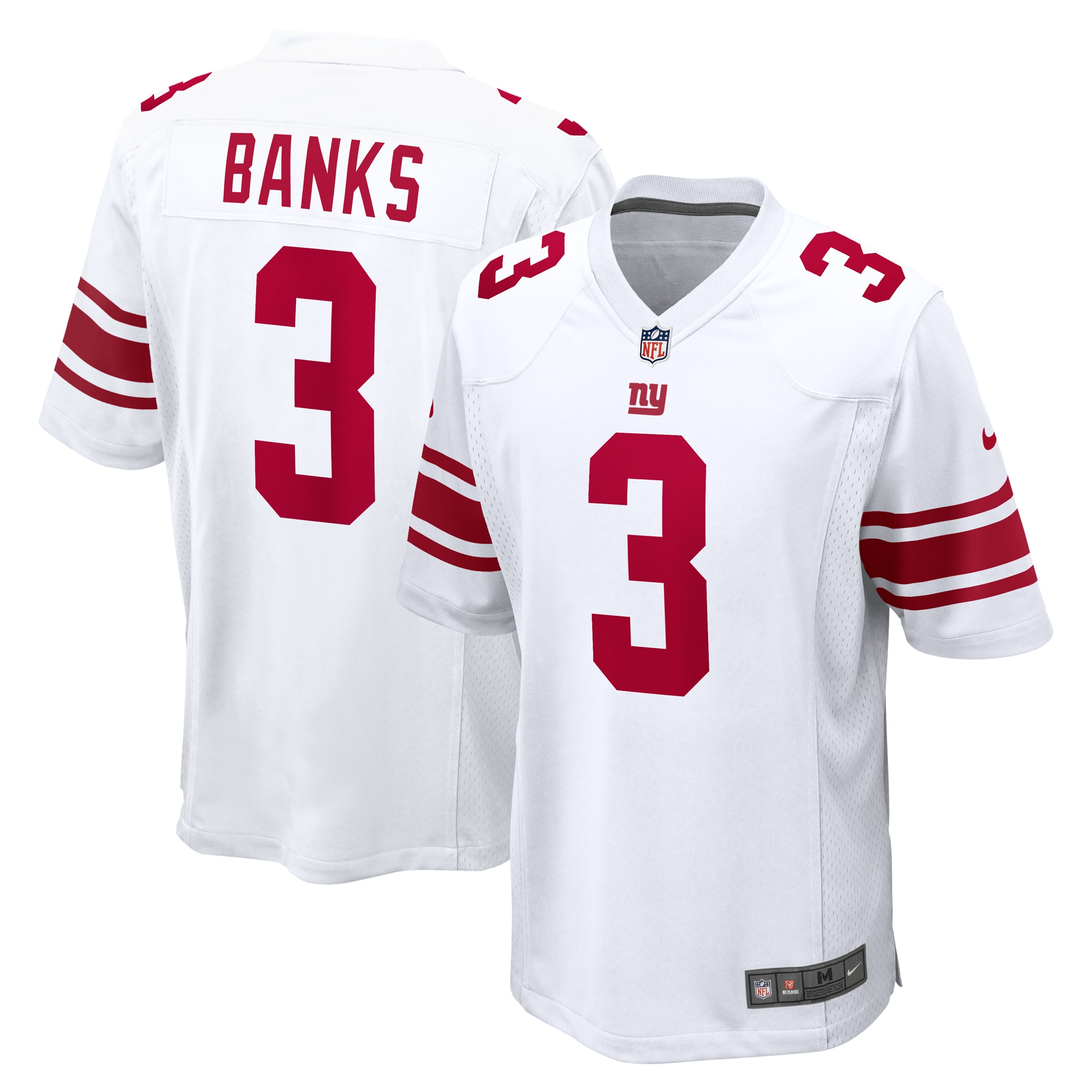 Deonte Banks New York Giants Nike  Game Jersey -  White