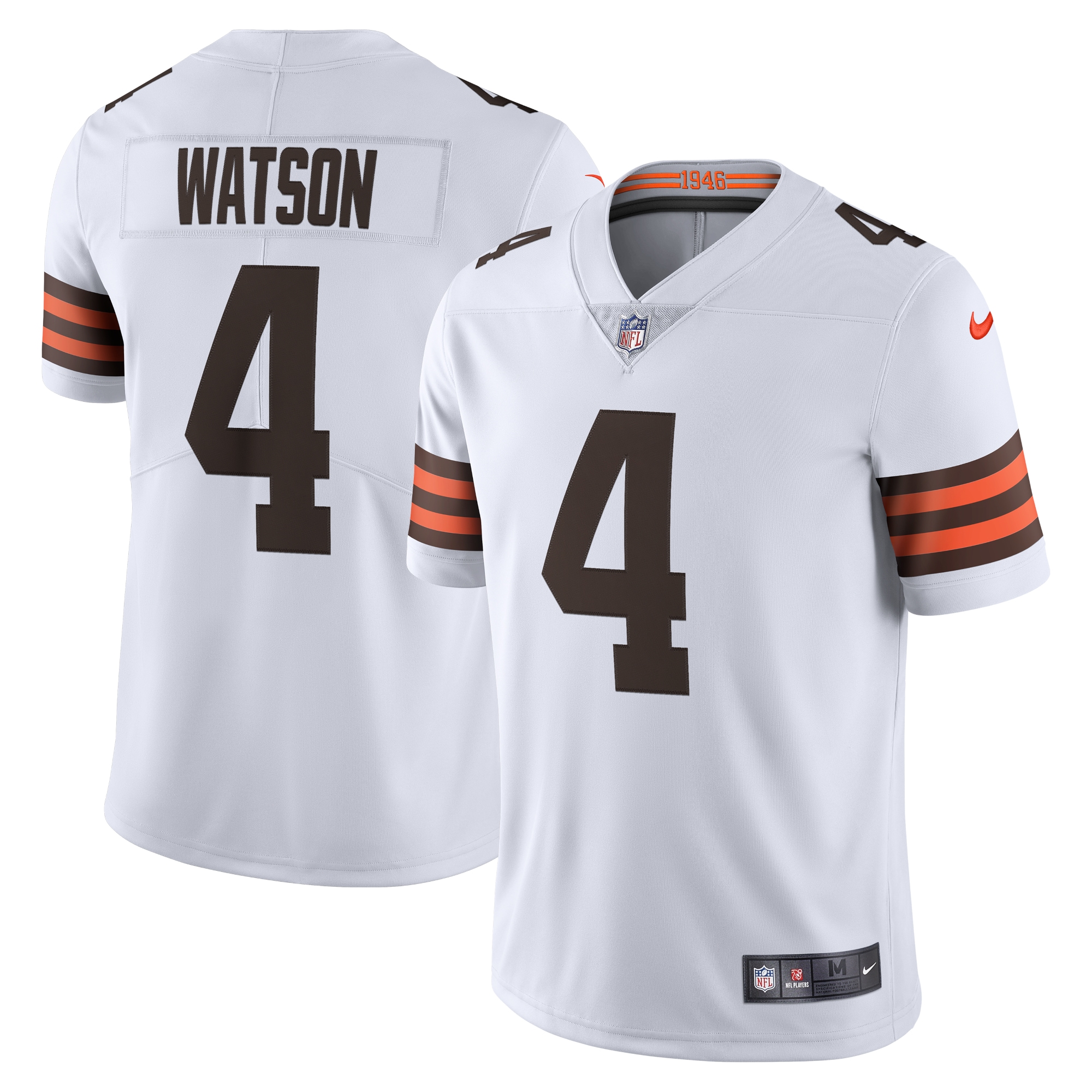 Deshaun Watson Cleveland Browns Nike 2020 Vapor Limited Jersey - White
