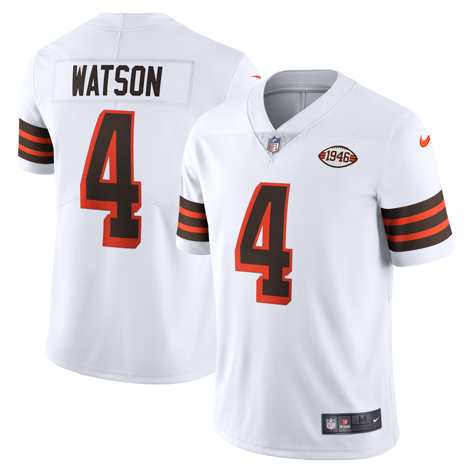 Deshaun Watson Cleveland Browns Nike 2021 Alternate Vapor Limited Jersey - White