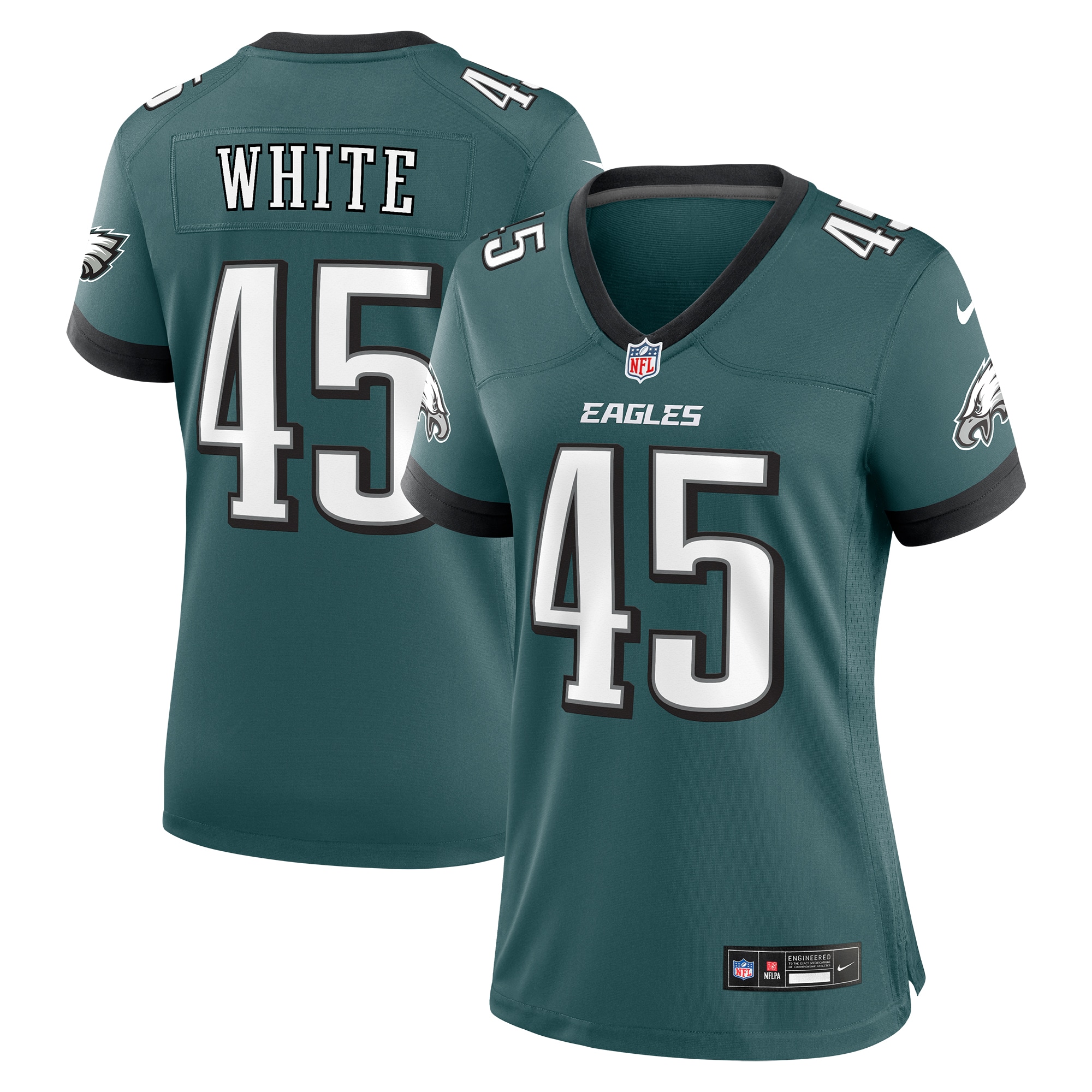 Devin White Philadelphia Eagles Nike Women's  Game Jersey - Midnight Green