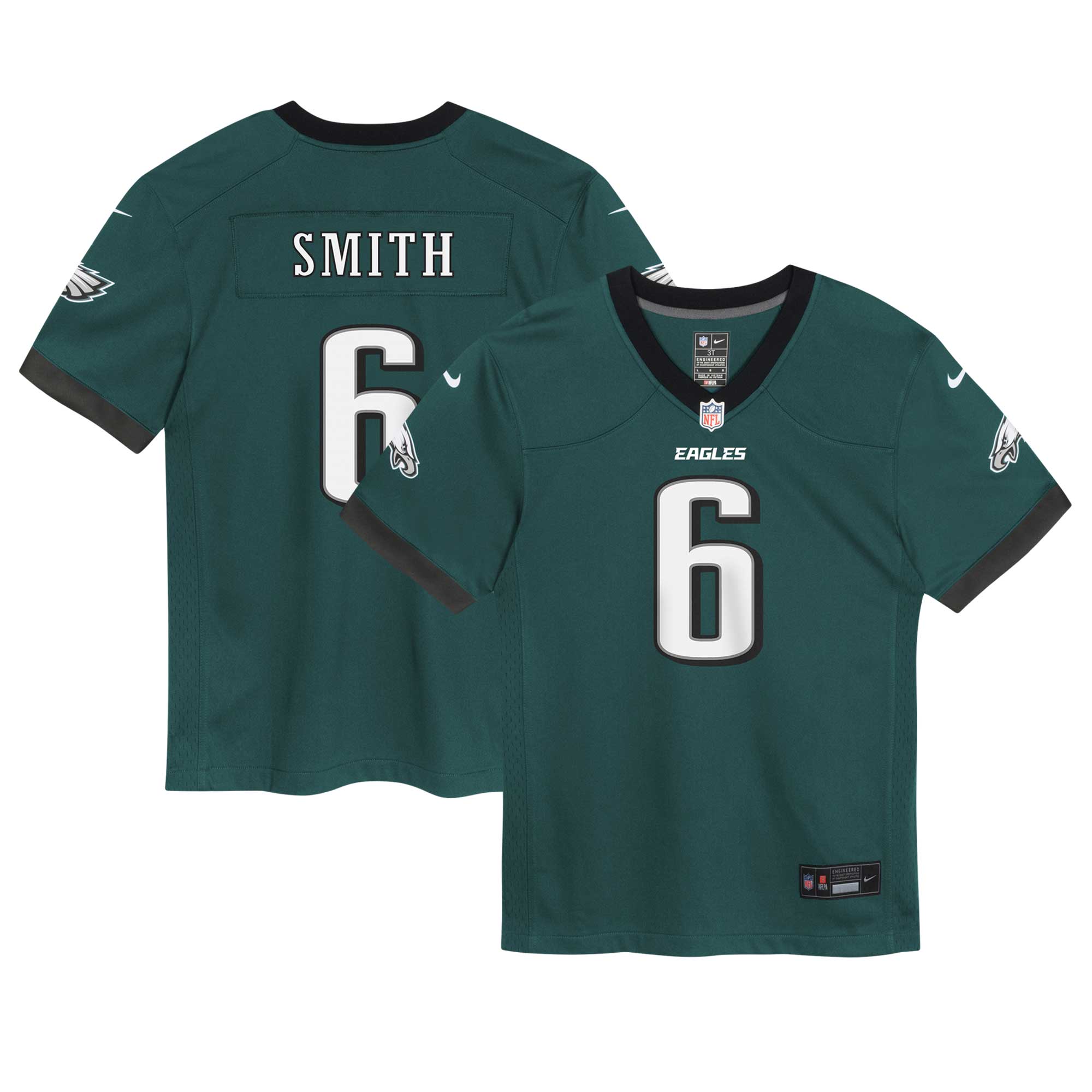 DeVonta Smith Philadelphia Eagles Nike Toddler Game Jersey - Midnight Green