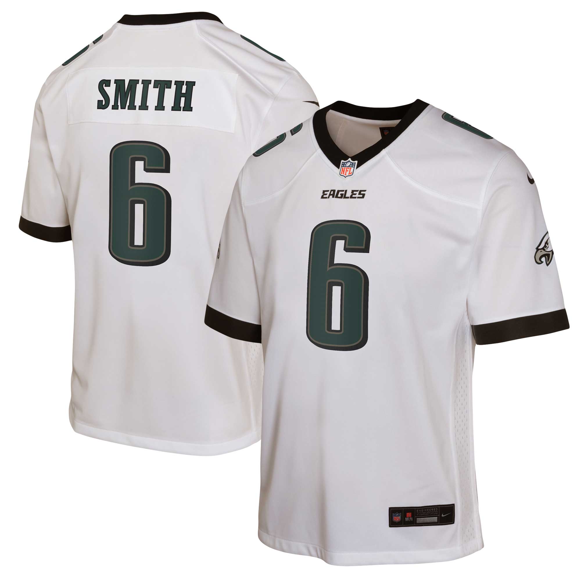 DeVonta Smith Philadelphia Eagles Nike Youth Game Jersey - White