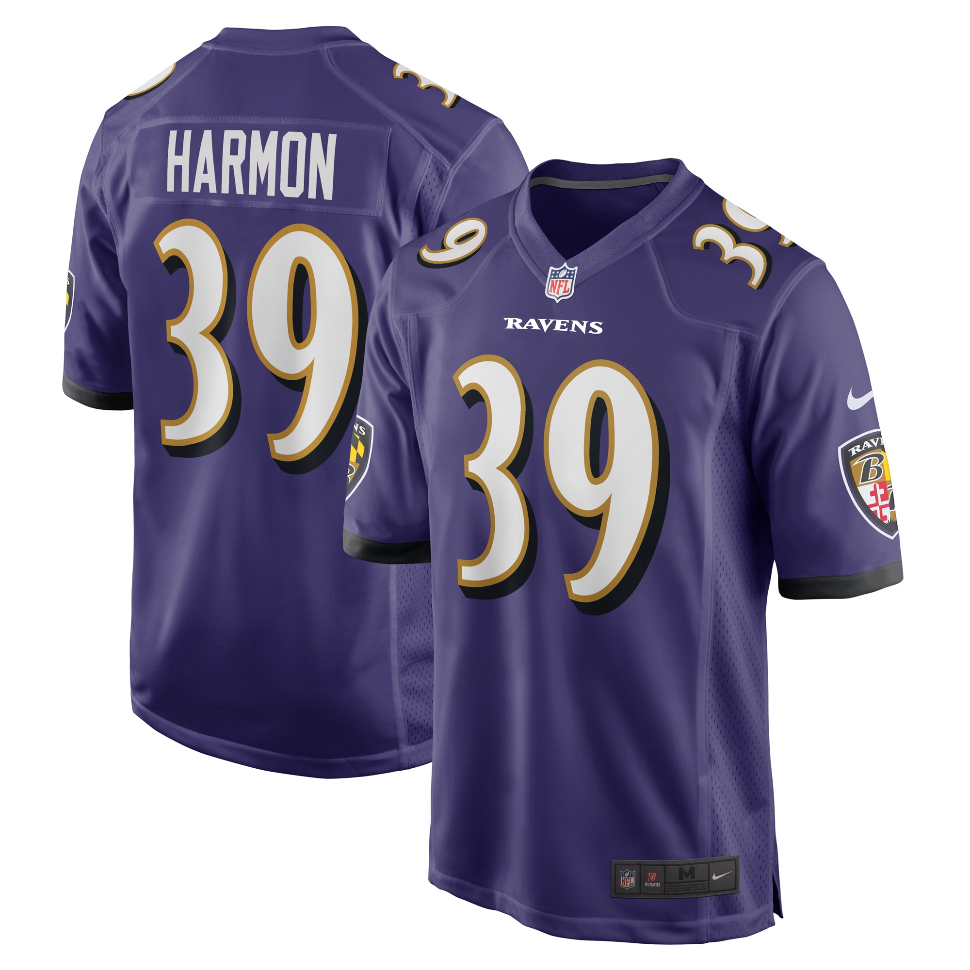 Duron Harmon Baltimore Ravens Nike  Game Jersey -  Purple