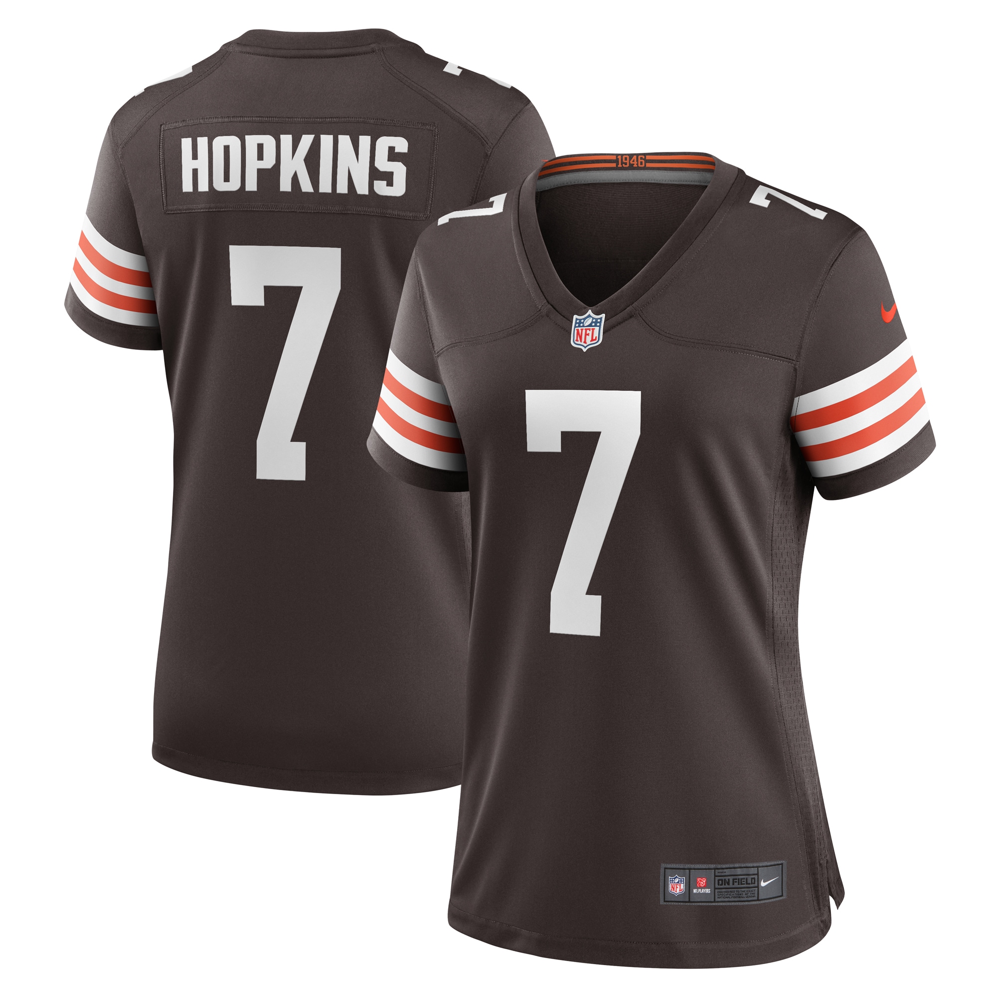 Dustin Hopkins Cleveland Browns Nike Women's Team Game Jersey -  Brown