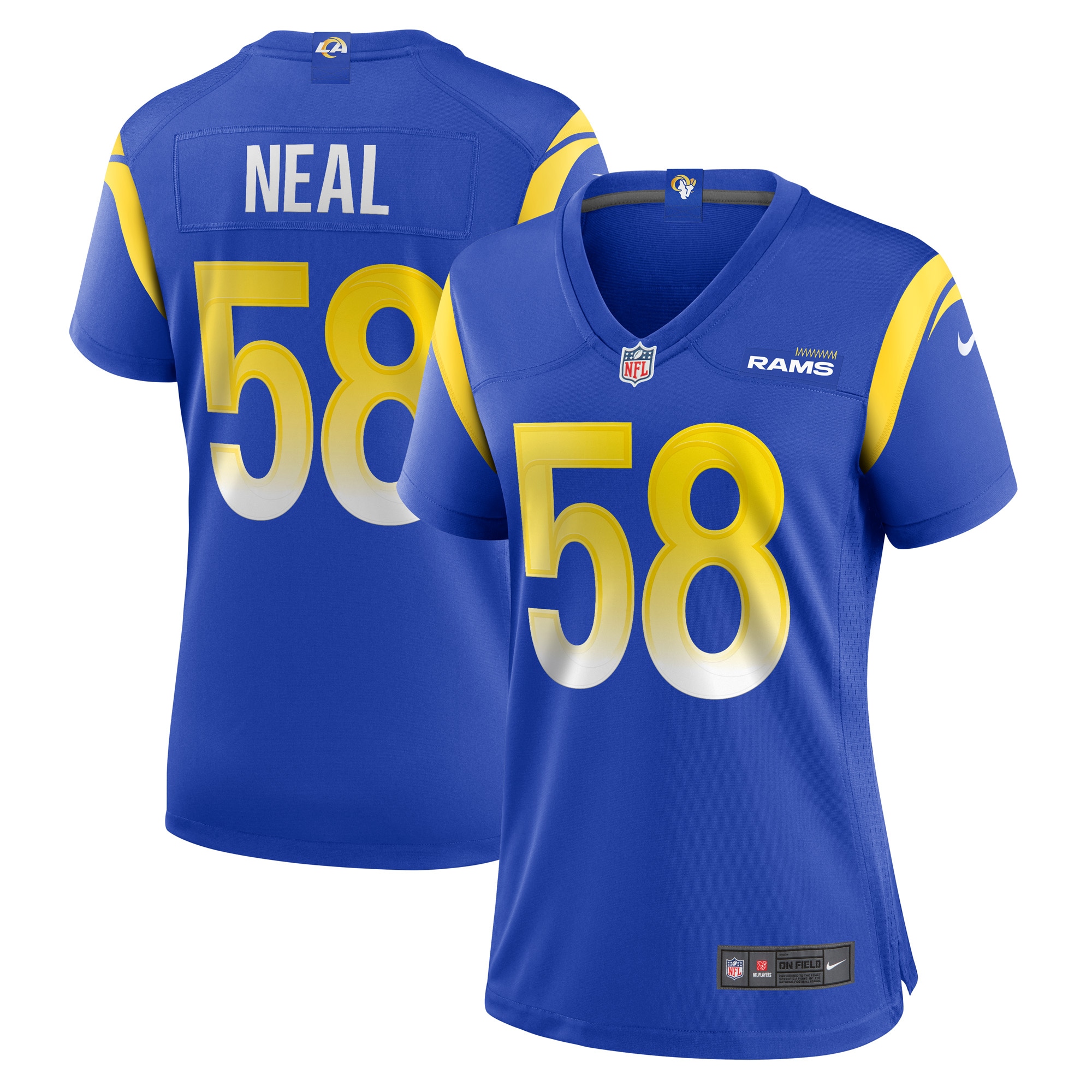 Eli Neal Los Angeles Rams Nike Women's Game Jersey -  Royal