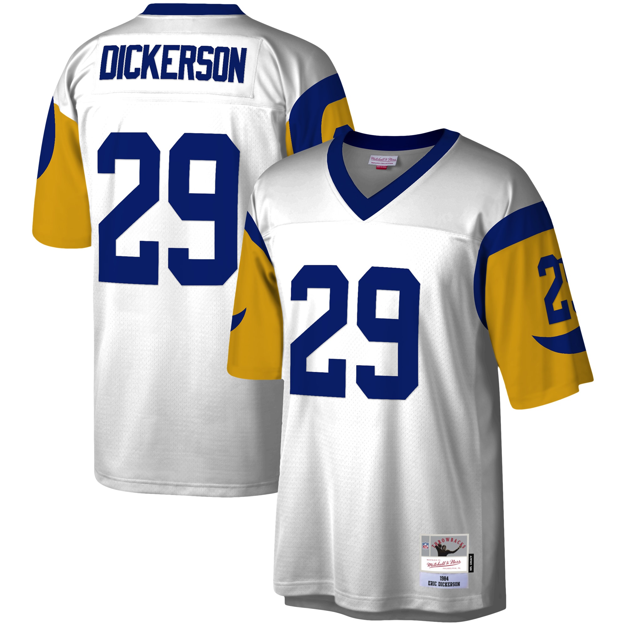 Eric Dickerson Los Angeles Rams Mitchell & Ness Legacy Replica Jersey - White