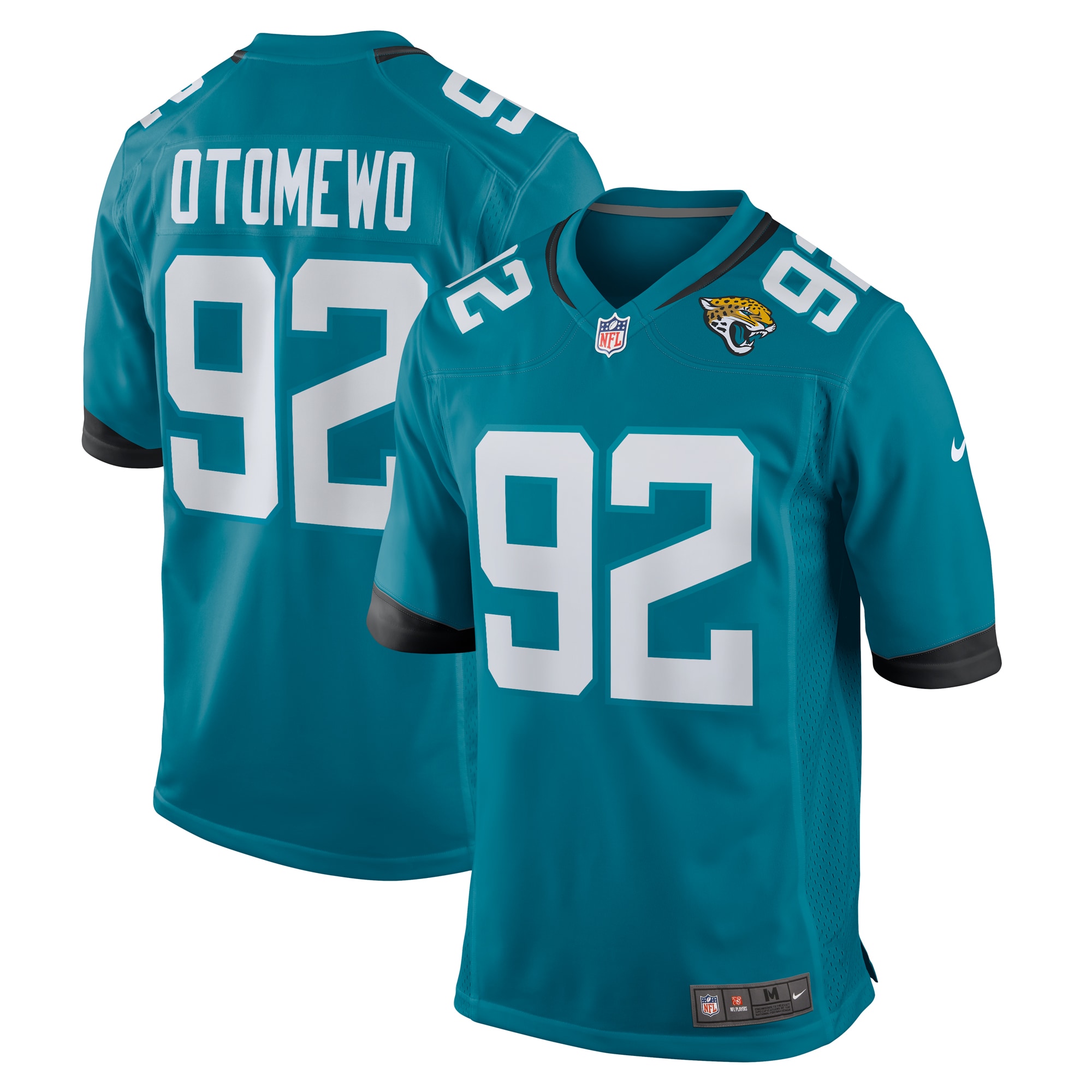 Esezi Otomewo Jacksonville Jaguars Nike Team Game Jersey -  Teal