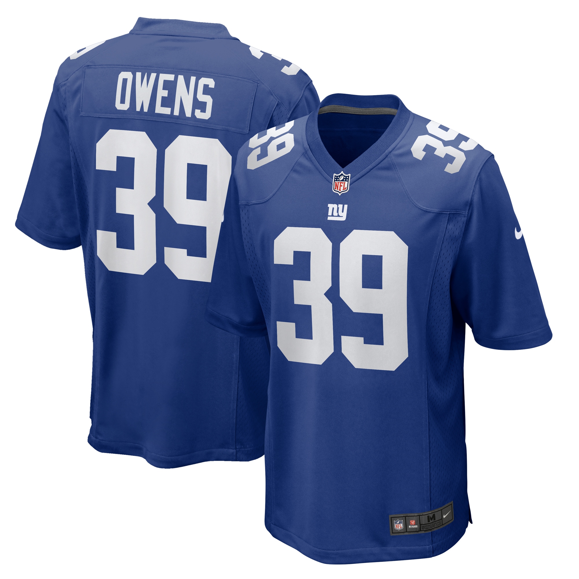 Gervarrius Owens New York Giants Nike Team Game Jersey -  Royal