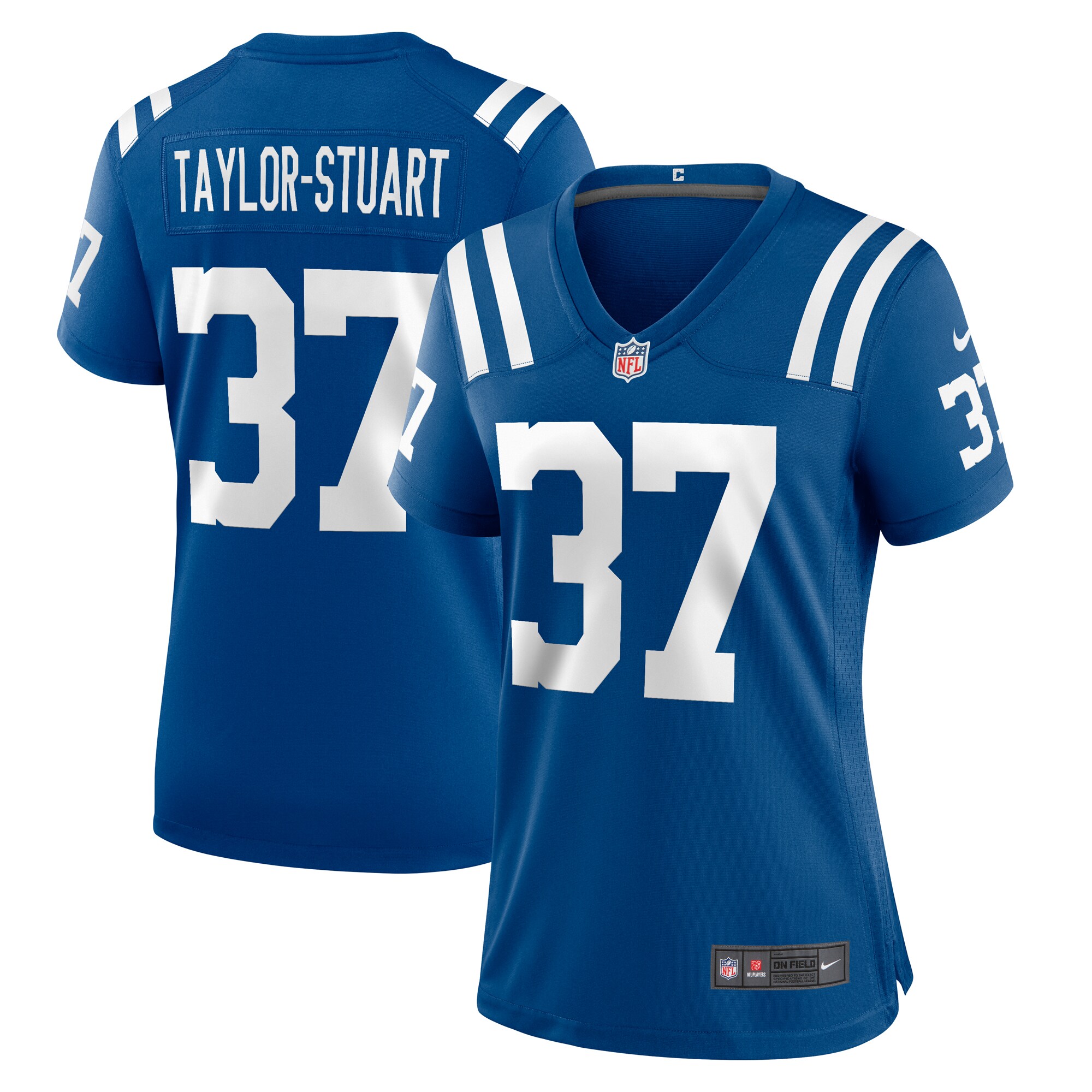 Isaac Taylor-Stuart Indianapolis Colts Nike Women's Team Game Jersey -  Royal