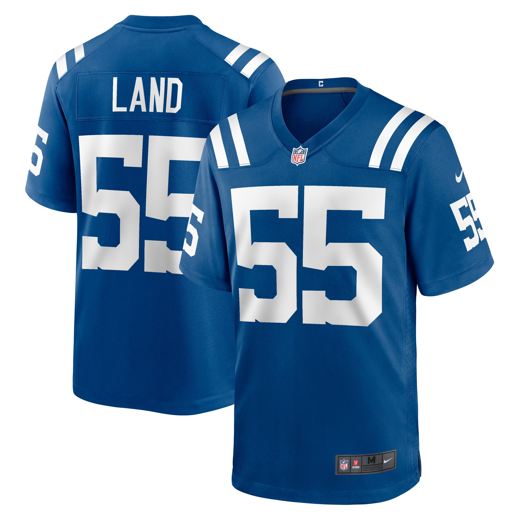 Isaiah Land Indianapolis Colts Nike Team Game Jersey -  Royal