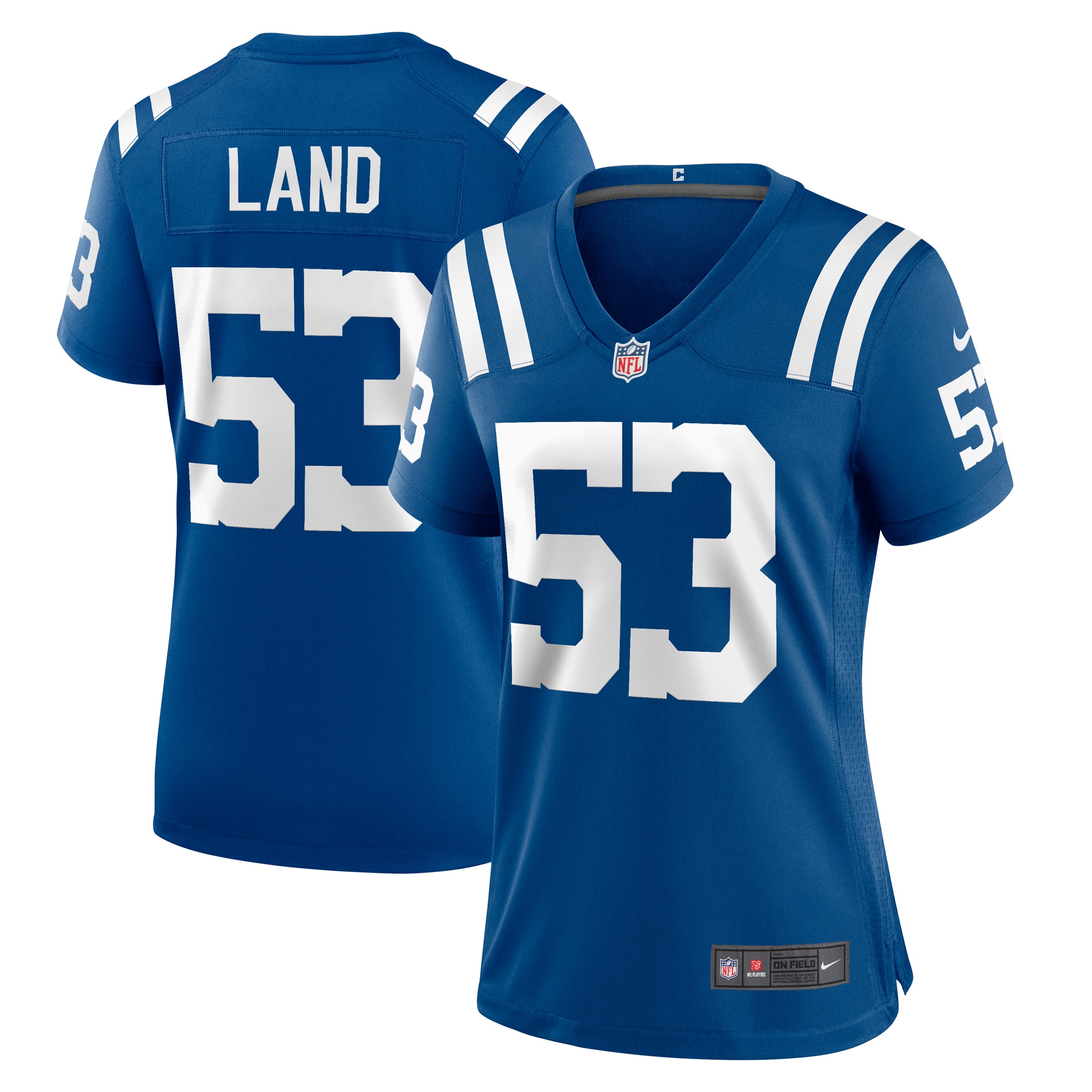 Isaiah Land Indianapolis Colts Nike Women's Team Game Jersey -  Royal