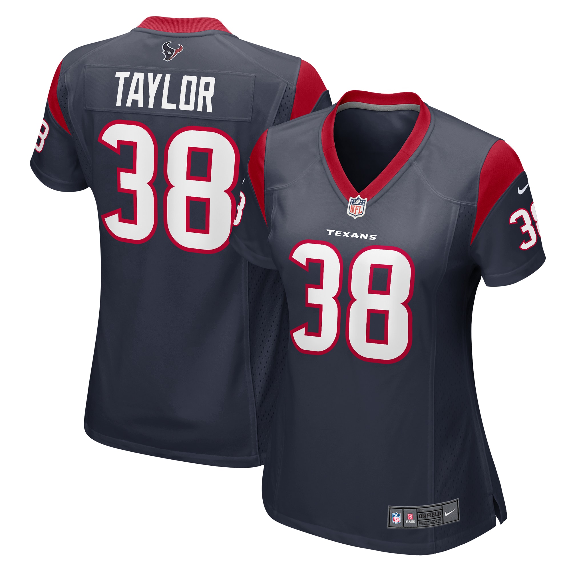 J.J. Taylor Houston Texans Nike Women's Team Game Jersey -  Navy