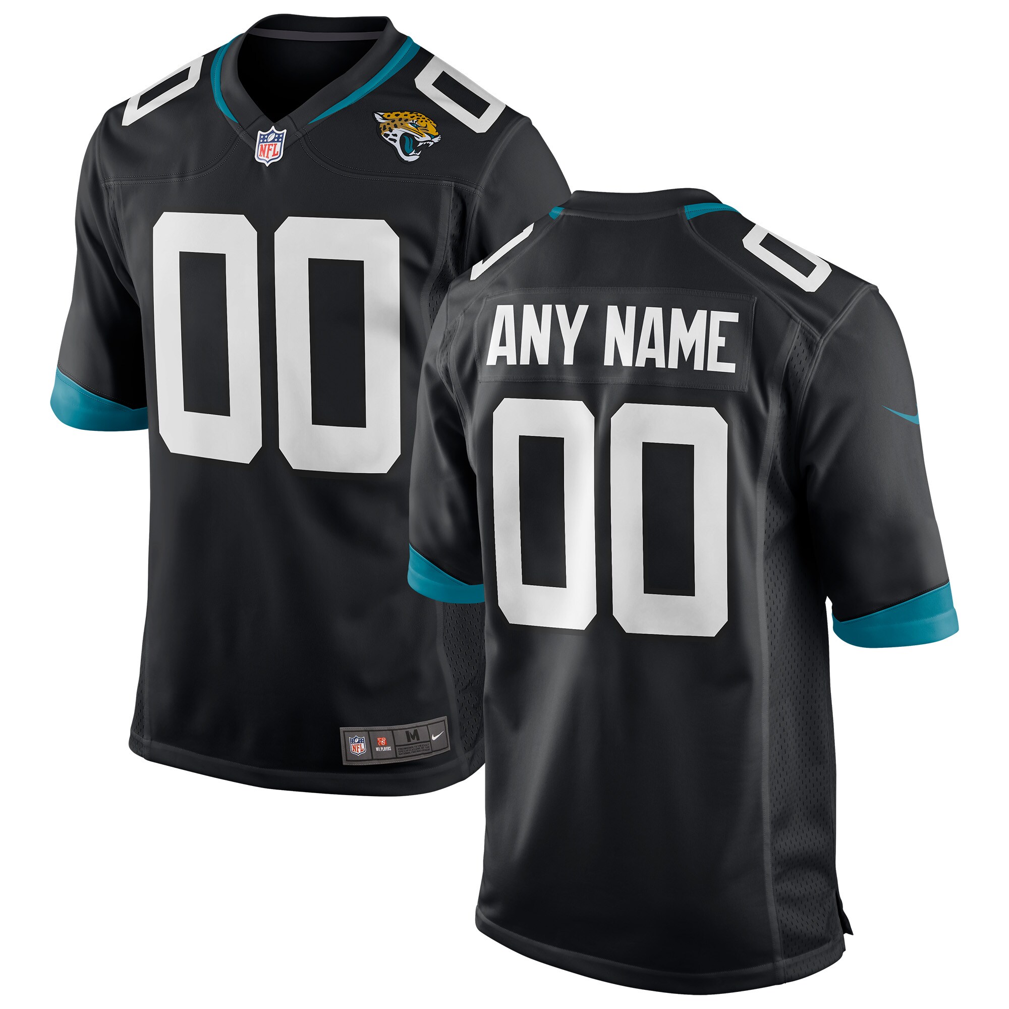 Jacksonville Jaguars Nike Youth Custom Team Color Alternate Game Jersey - Black