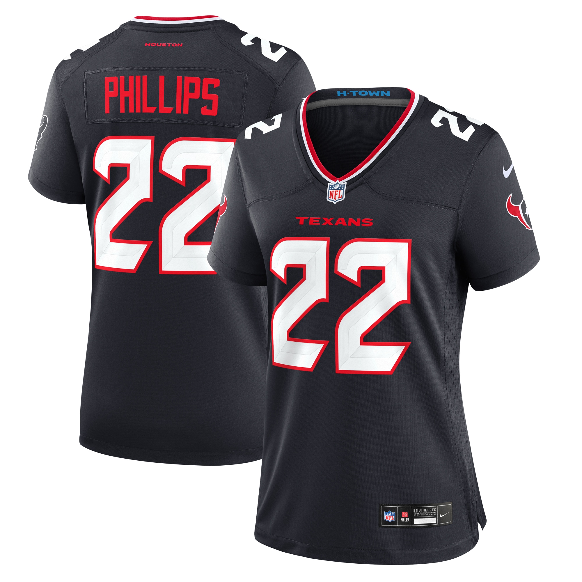 Jacob Phillips Houston Texans Nike Women's Game Jersey -  Navy