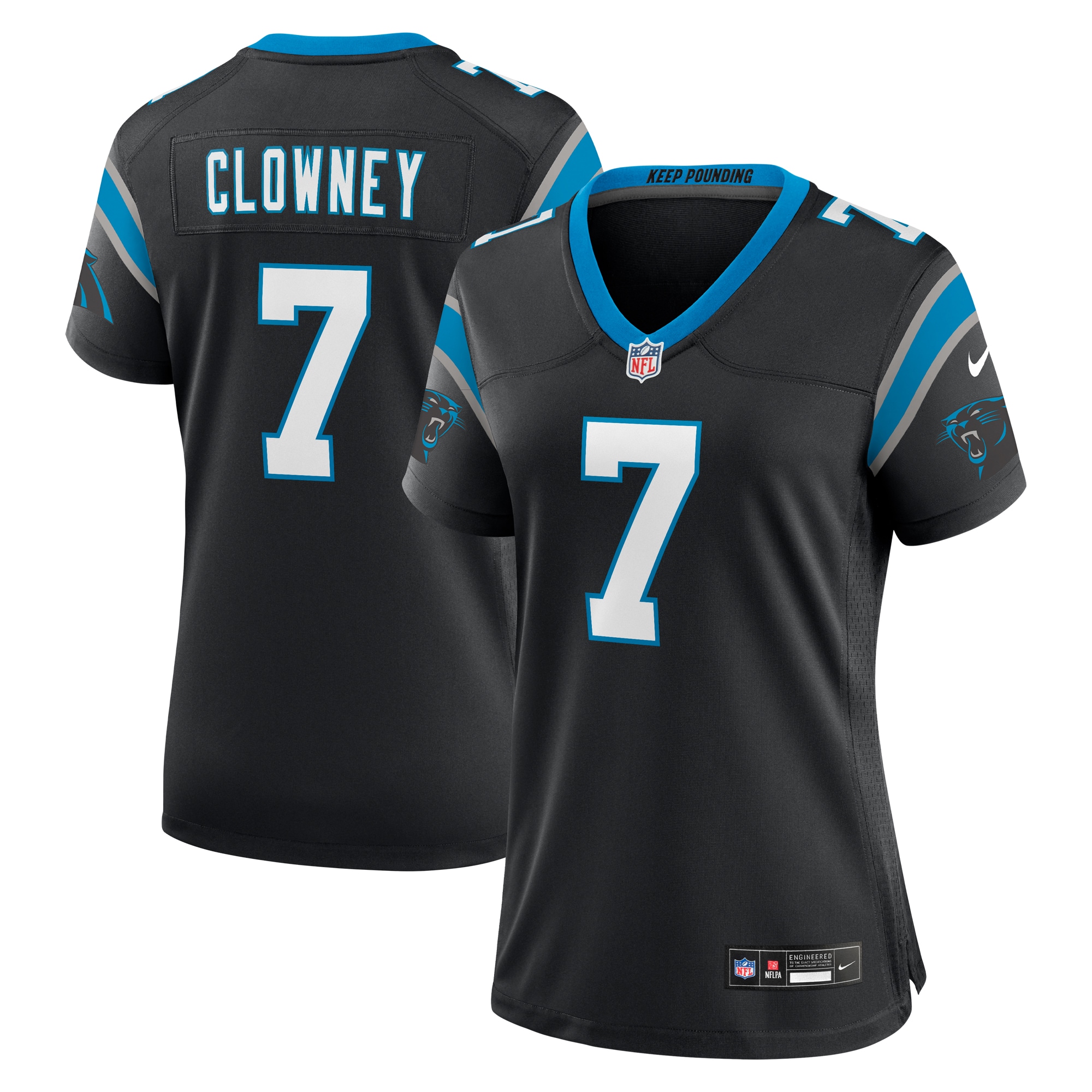 Jadeveon Clowney Carolina Panthers Nike Women's  Game Jersey -  Black