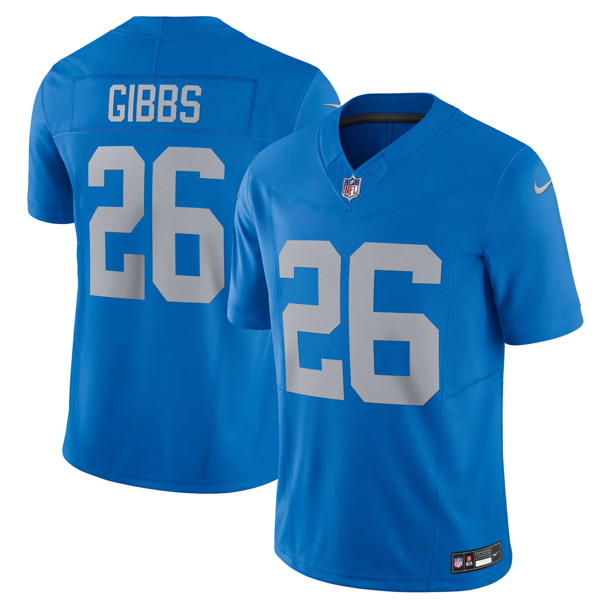 Jahmyr Gibbs Detroit Lions Nike Vapor F.U.S.E. Alternate Limited Jersey - Blue