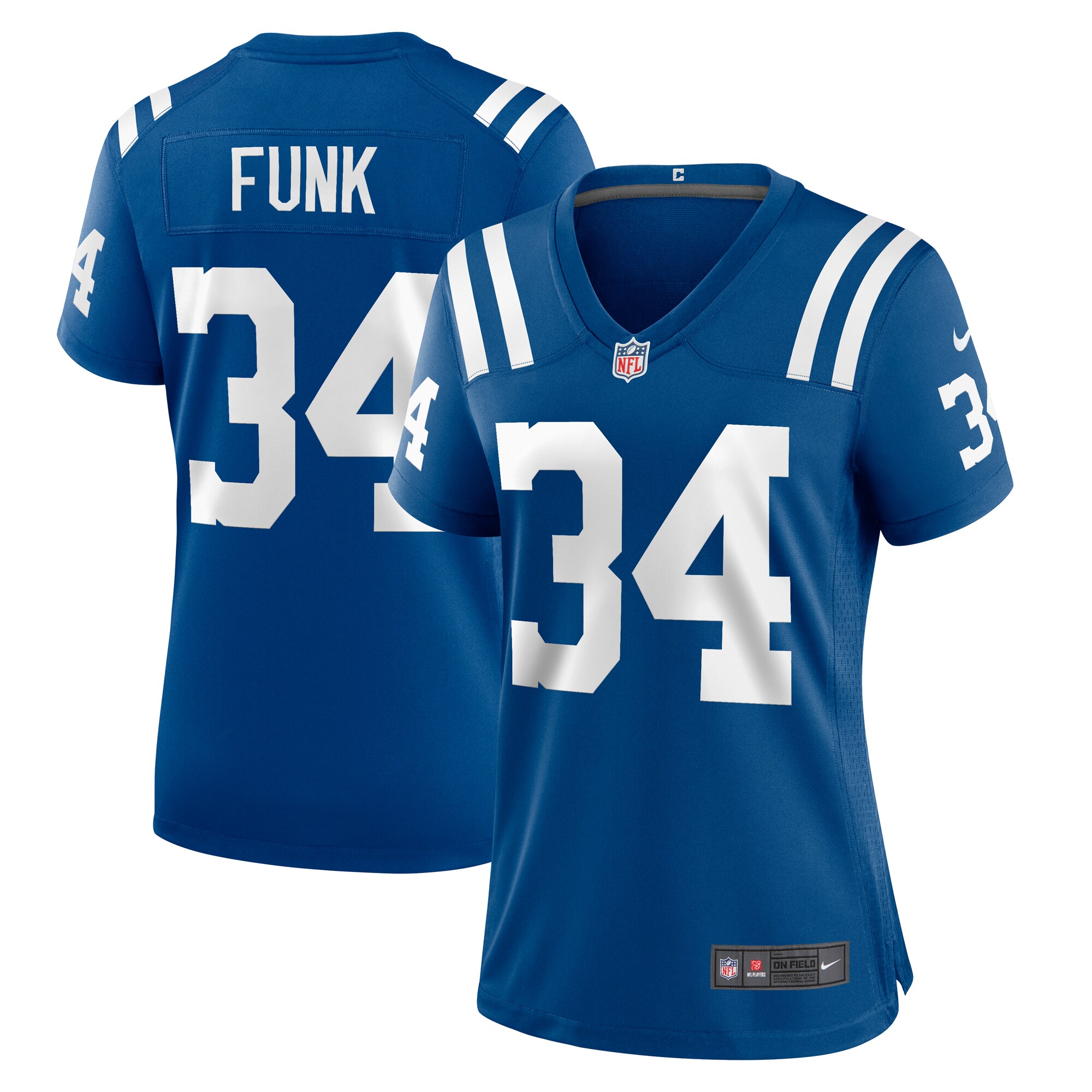 Jake Funk Indianapolis Colts Nike Women's Team Game Jersey -  Royal
