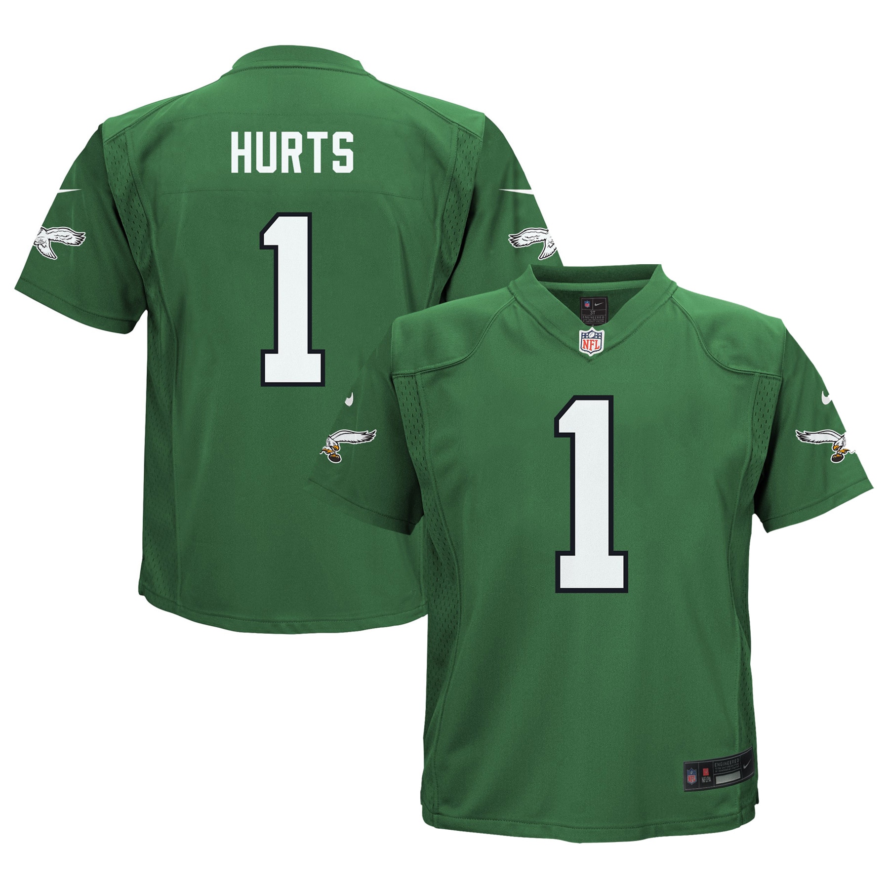 Jalen Hurts Philadelphia Eagles Nike Toddler Game Jersey - Kelly Green