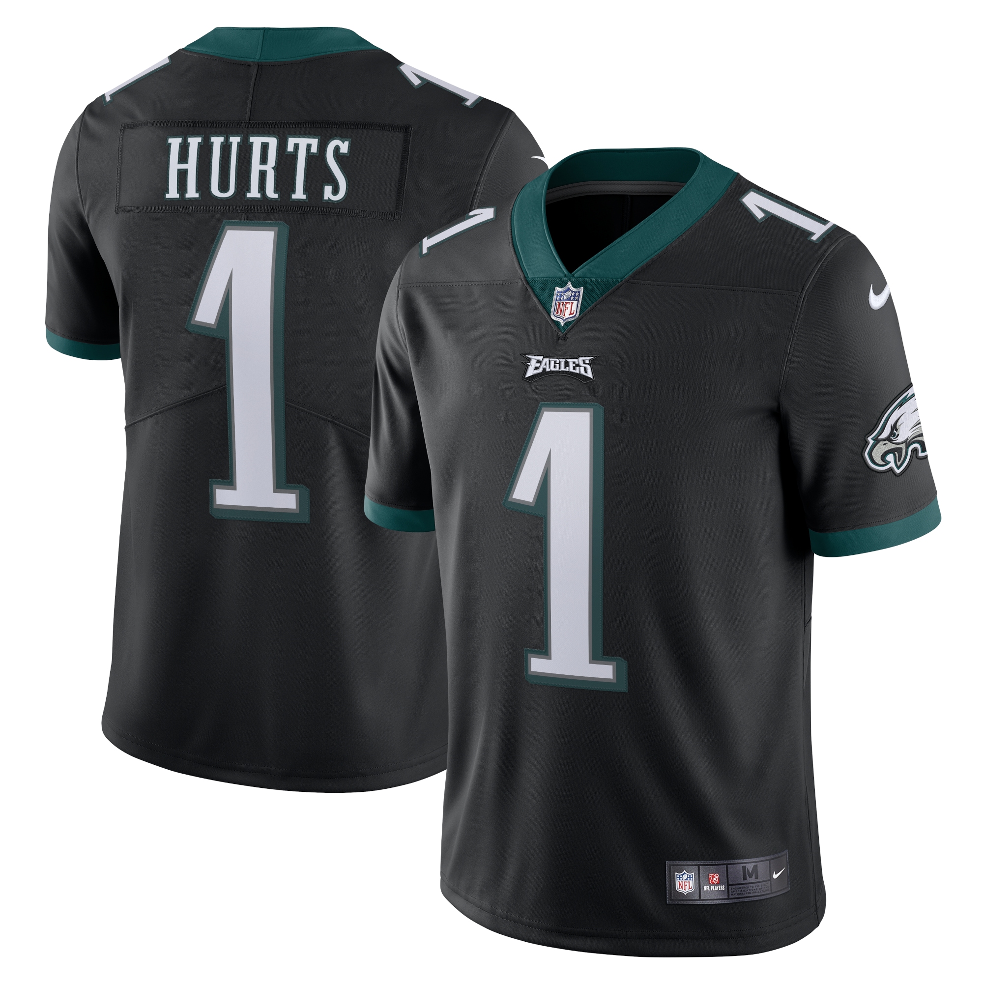 Jalen Hurts Philadelphia Eagles Nike Vapor Limited Jersey - Black