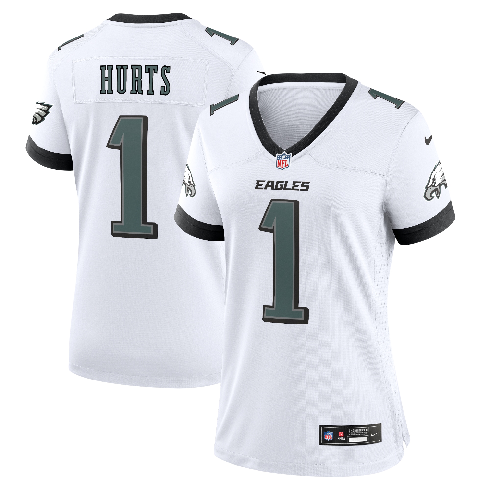 Jalen Hurts Philadelphia Eagles Nike Women's Game Jersey - White
