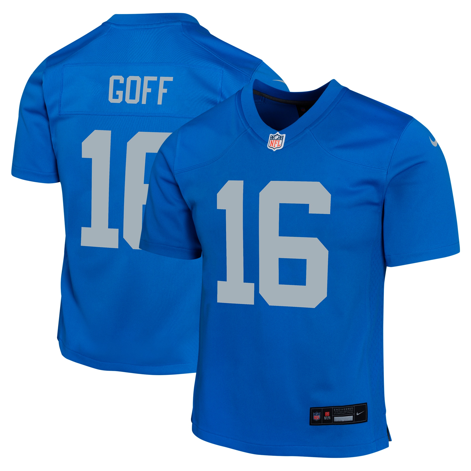 Jared Goff Detroit Lions Nike Youth Alternate Game Jersey -  Blue