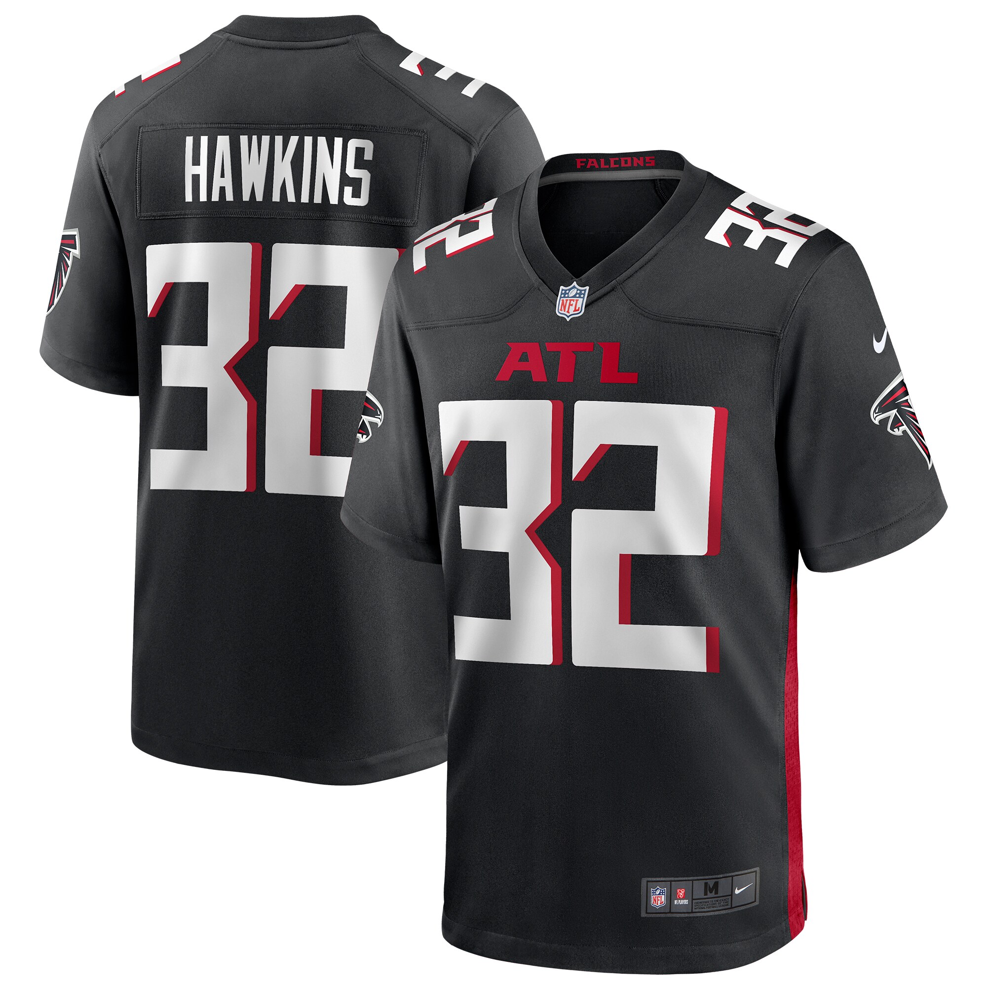 Jaylinn Hawkins Atlanta Falcons Nike Player Game Jersey - Black