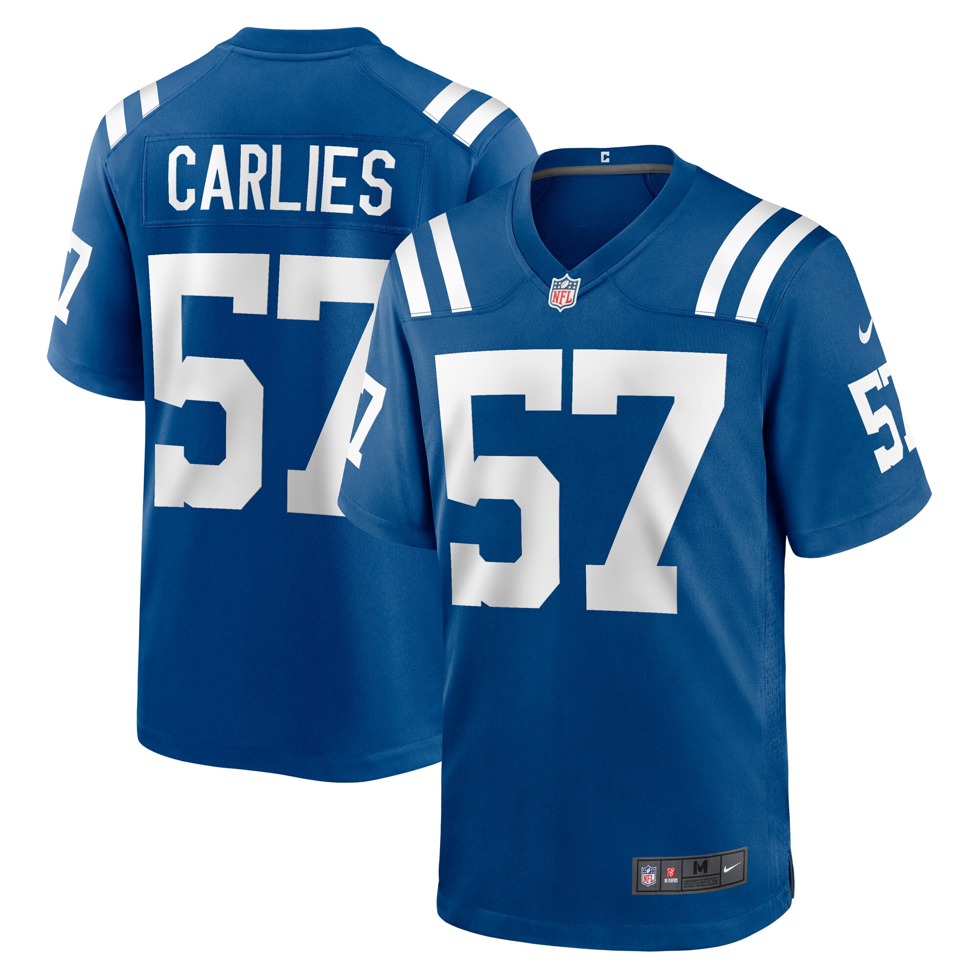 Jaylon Carlies Indianapolis Colts Nike Game Jersey -  Royal