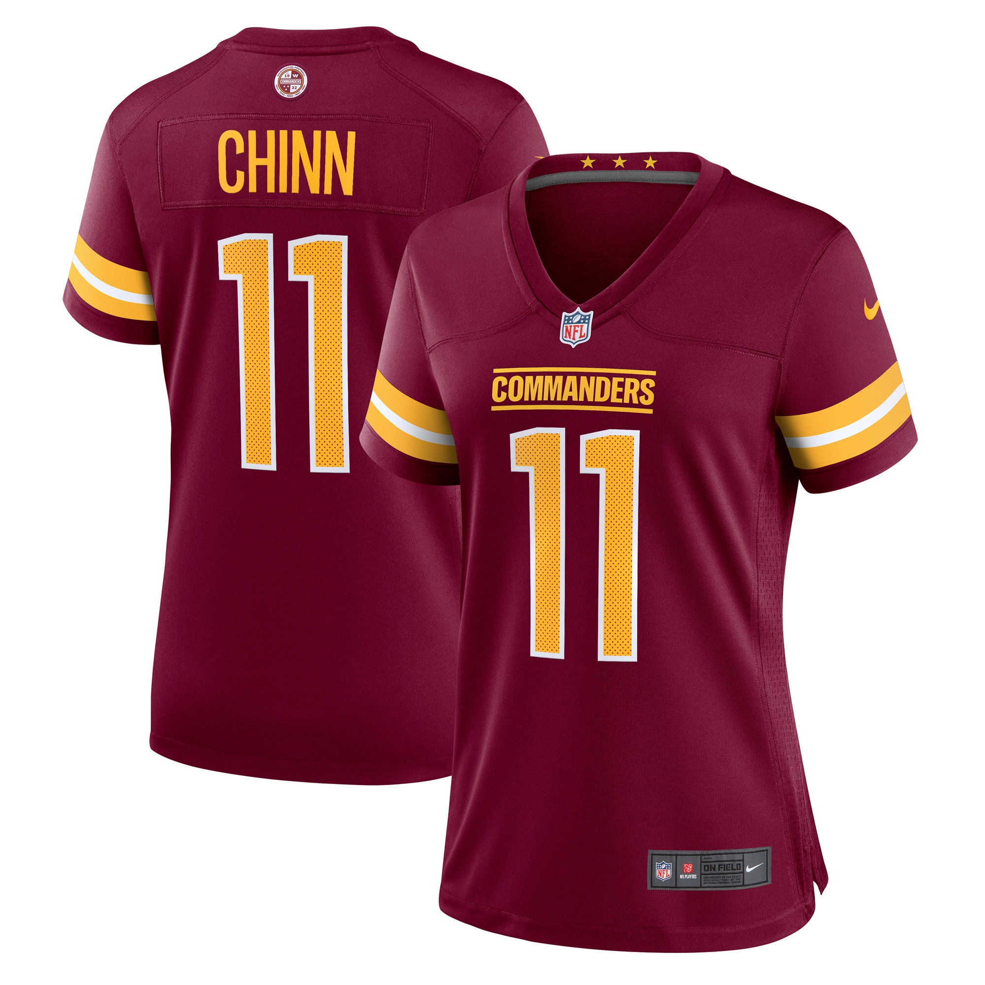Jeremy Chinn Washington Commanders Nike Women's Game Jersey -  Burgundy
