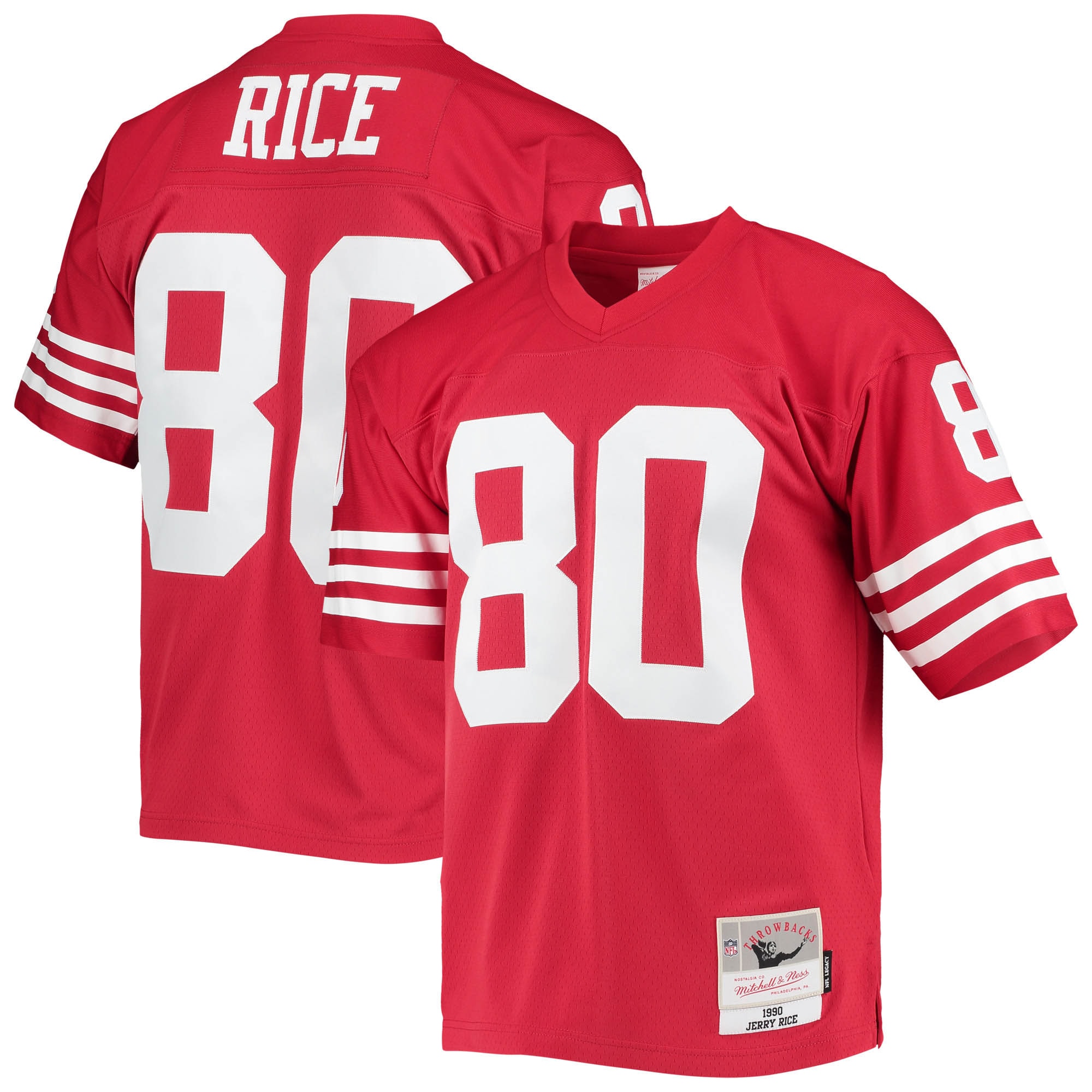 Jerry Rice San Francisco 49ers Mitchell & Ness Legacy Replica Jersey - Scarlet