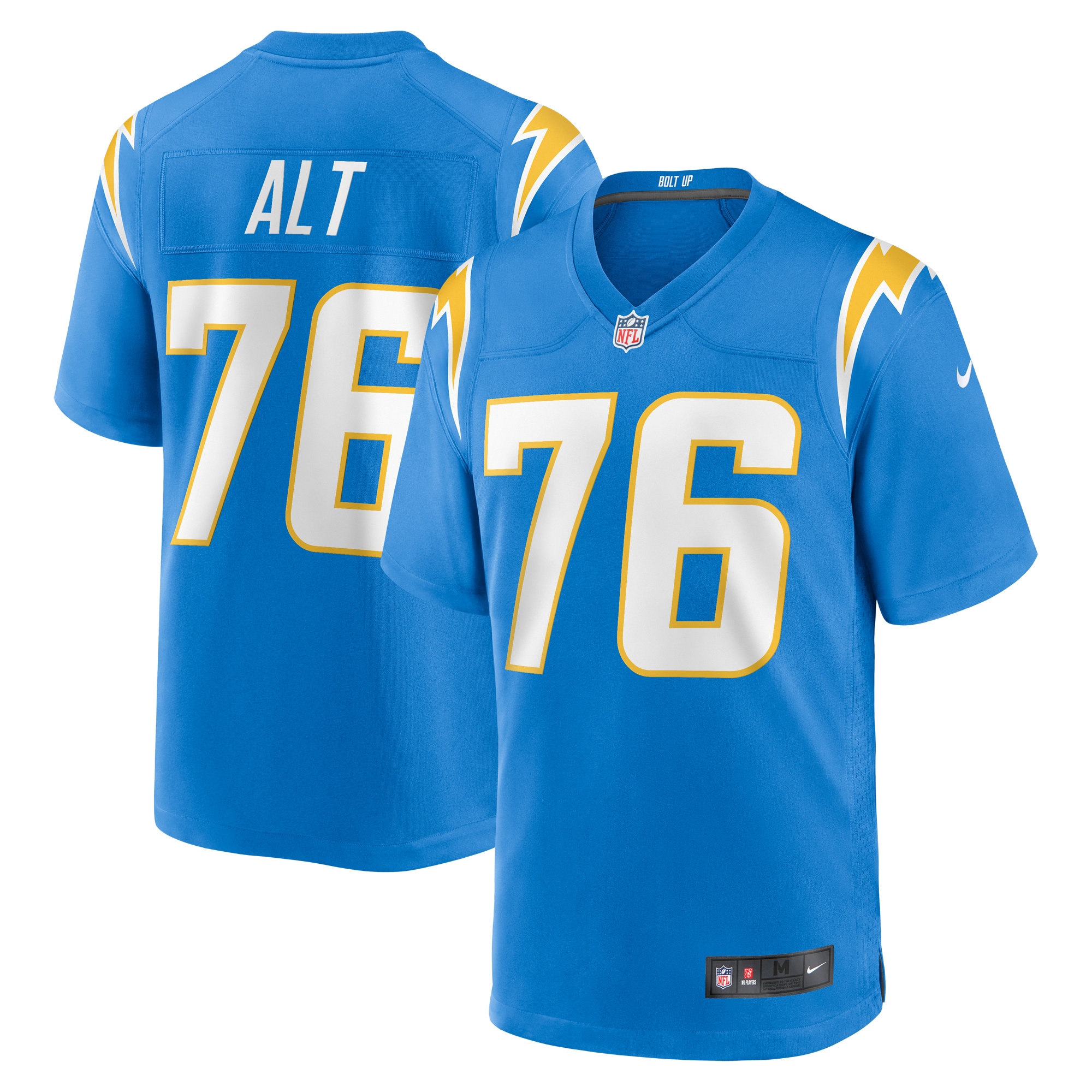 Joe Alt Los Angeles Chargers Nike 2024 NFL Draft First Round Pick Player Game Jersey - Powder Blue