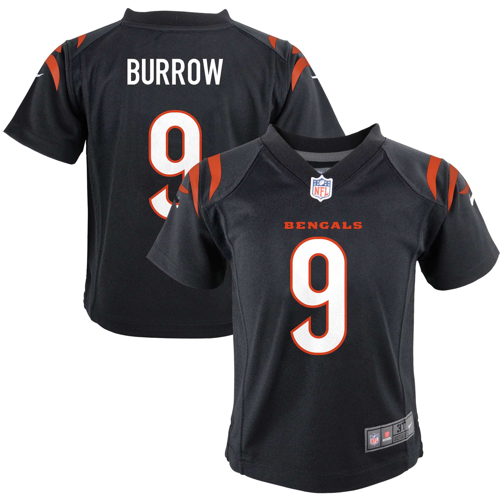 Joe Burrow Cincinnati Bengals Nike Infant Game Jersey - Black
