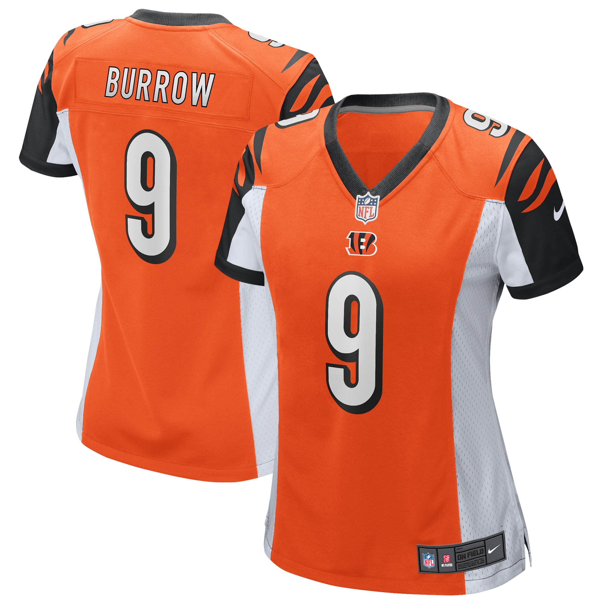 Joe Burrow Cincinnati Bengals Nike Women's Alternate Player Game Jersey - Orange