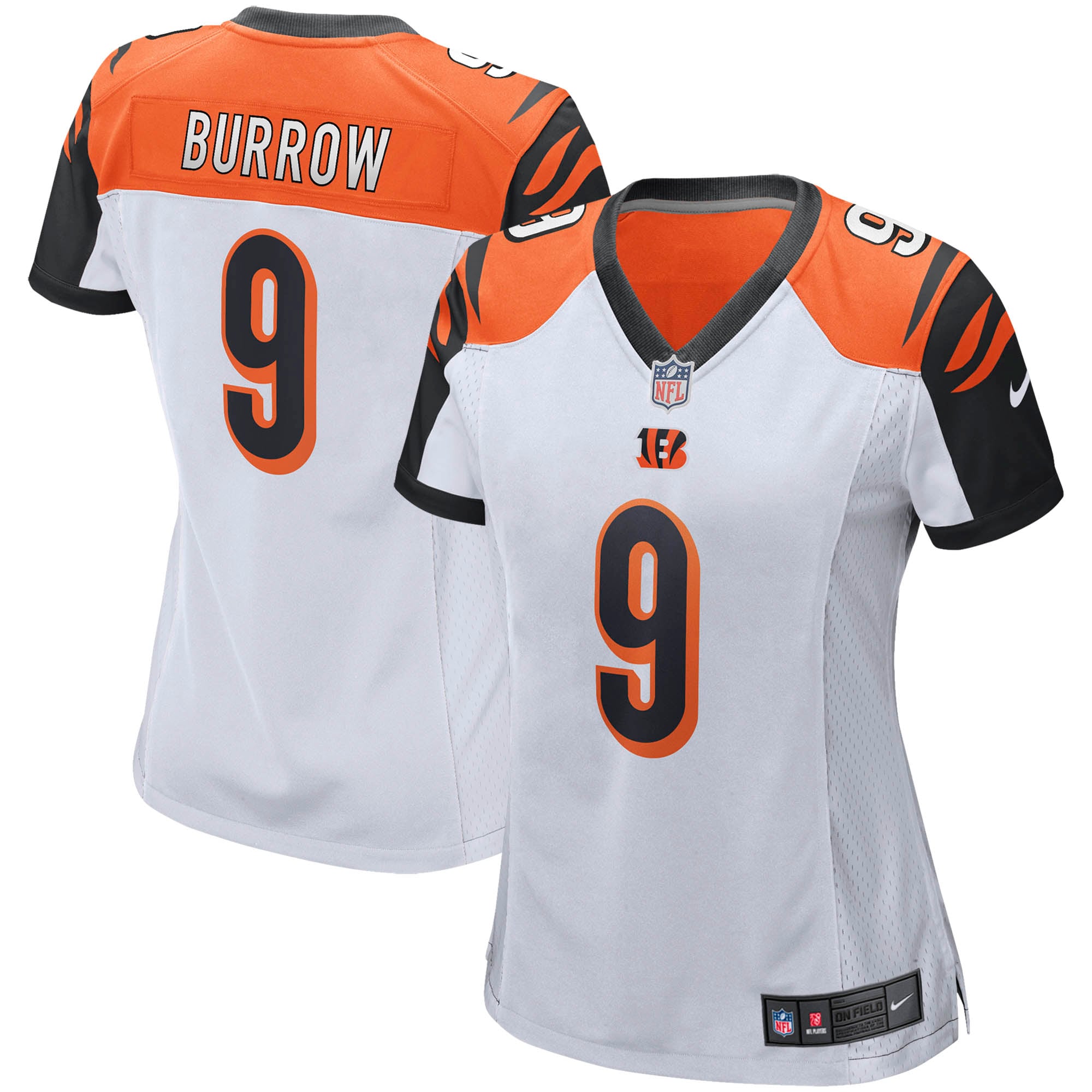 Joe Burrow Cincinnati Bengals Nike Women's Player Game Jersey - White
