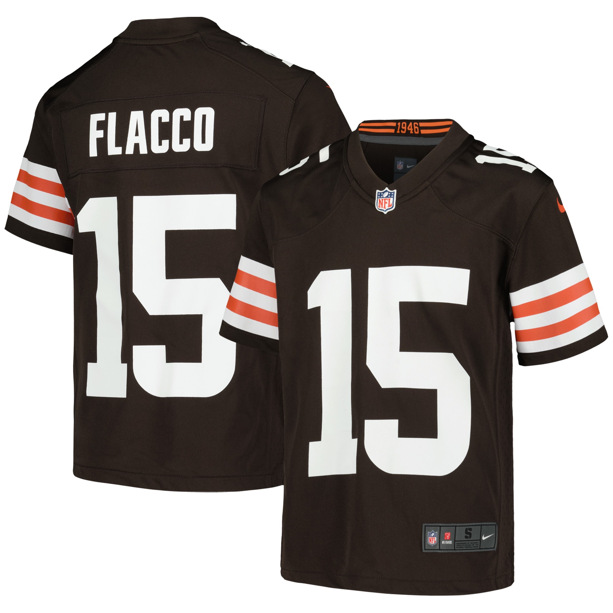Joe Flacco Cleveland Browns Nike Youth Game Jersey - Brown