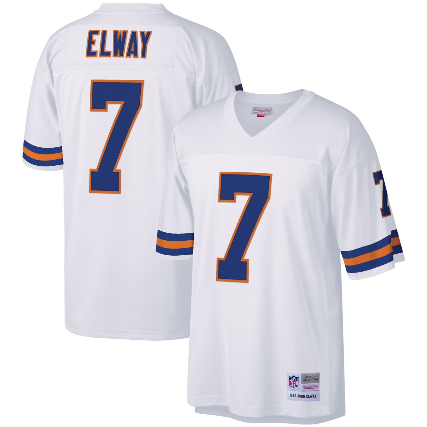 John Elway Denver Broncos Mitchell & Ness 1990 Legacy Replica Jersey - White