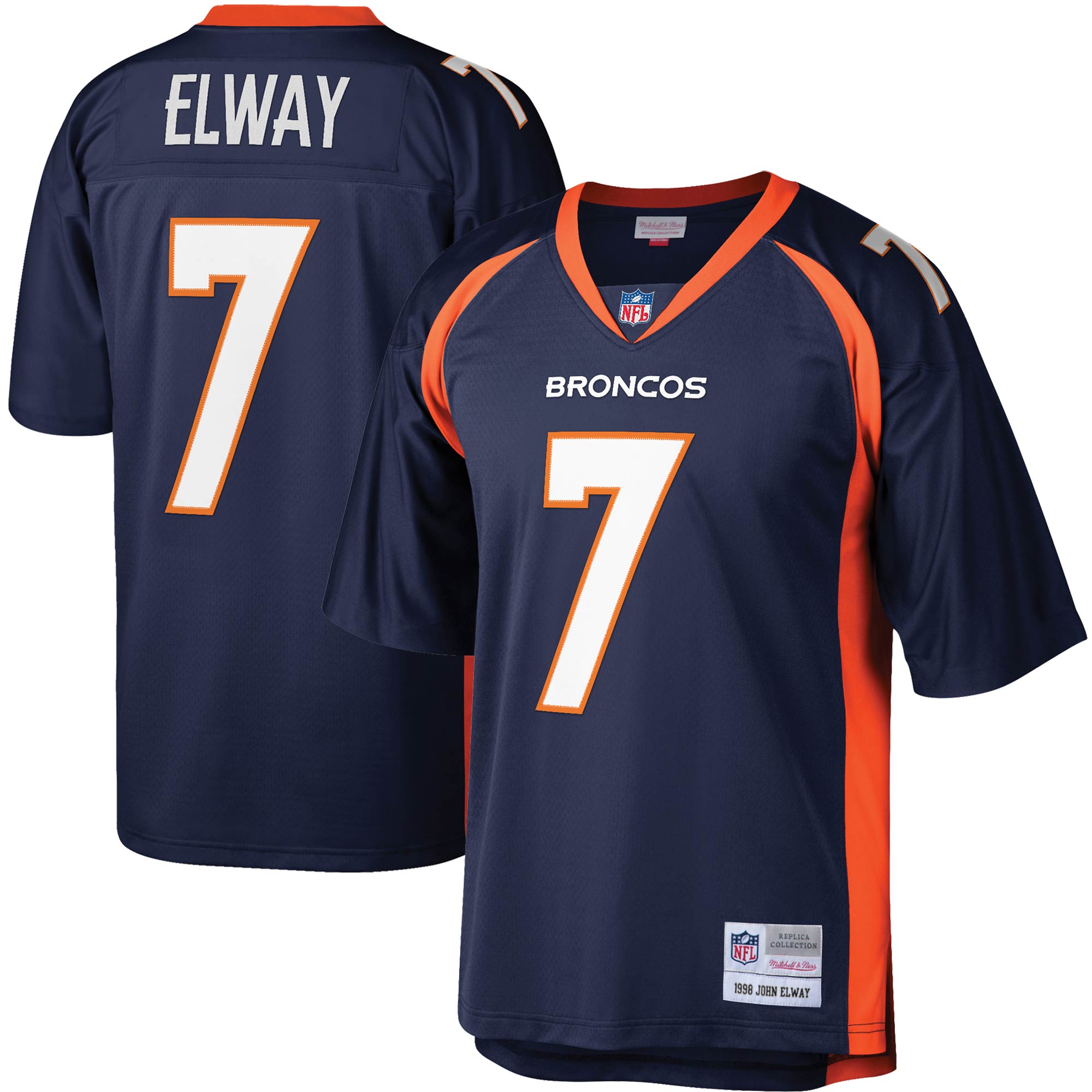 John Elway Denver Broncos Mitchell & Ness 1998 Legacy Replica Jersey - Navy