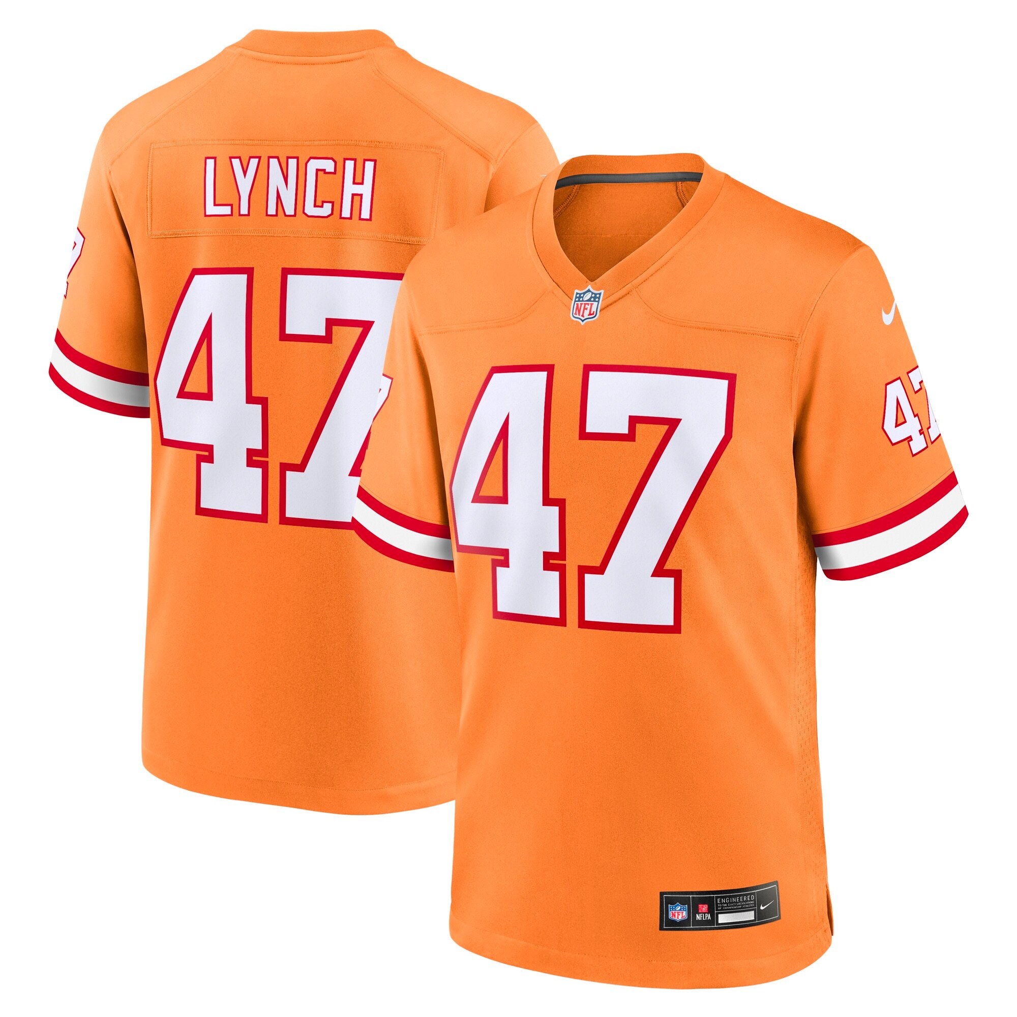 John Lynch Tampa Bay Buccaneers Nike Youth Retired Player Game Jersey - Orange