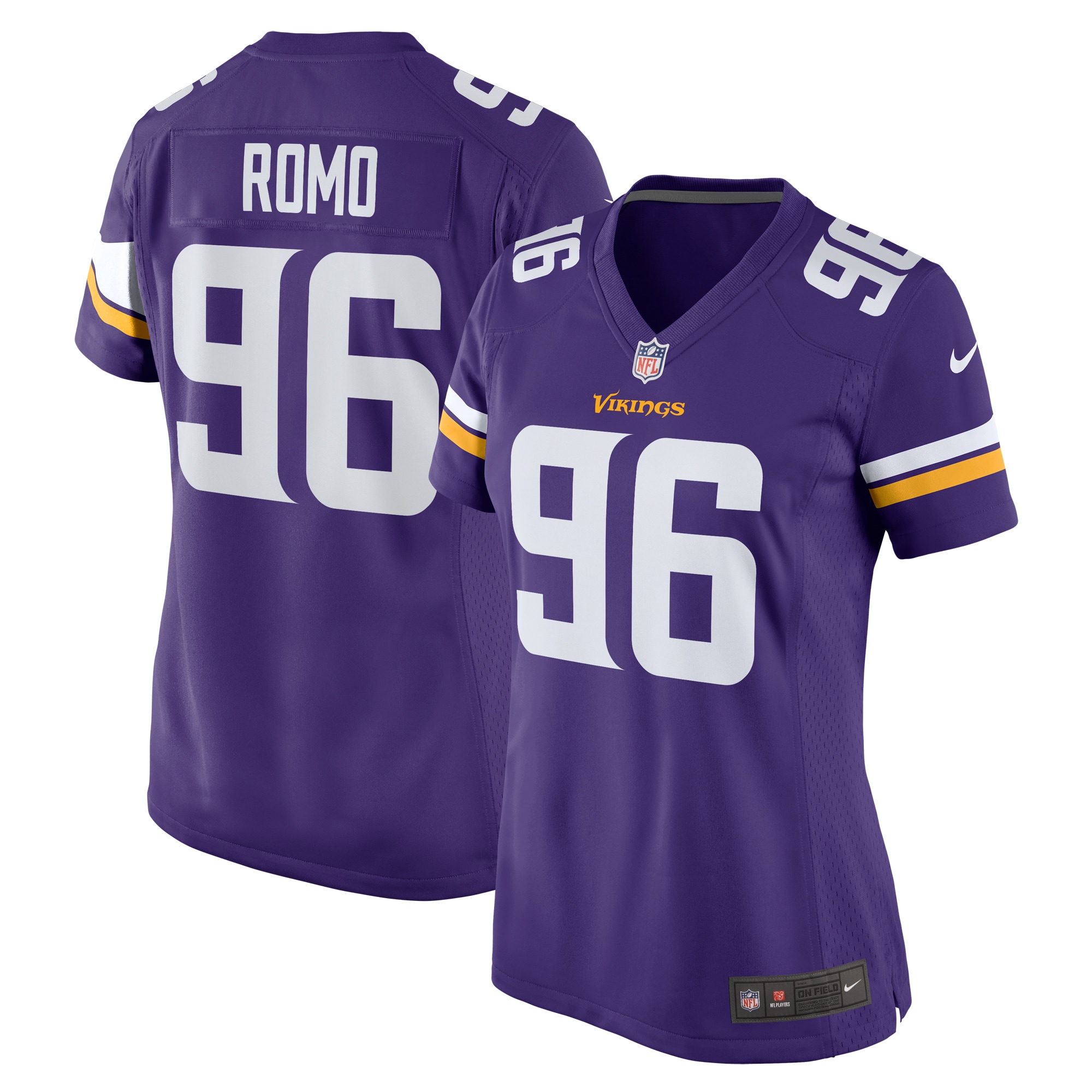 John Parker Romo Minnesota Vikings Nike Women's Game Jersey -  Purple