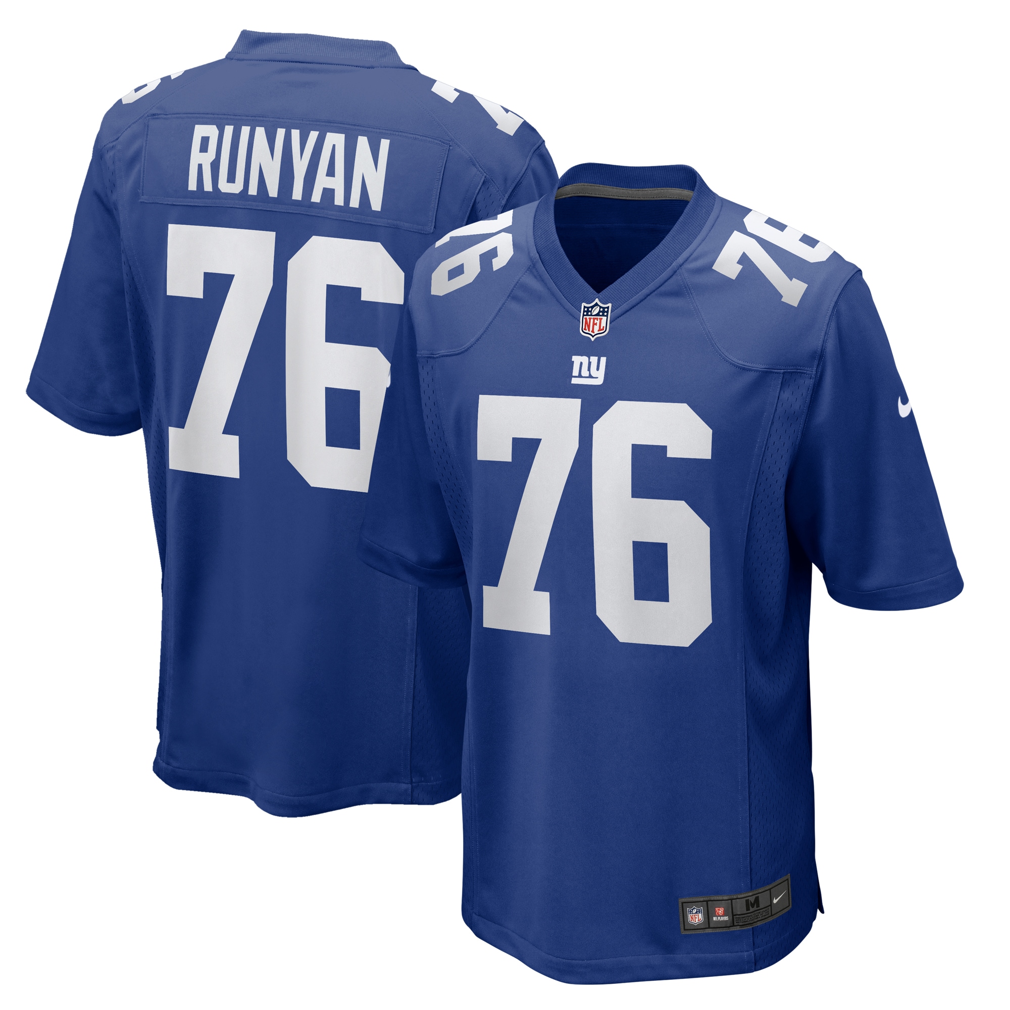 Jon Runyan New York Giants Nike Team Game Jersey -  Royal