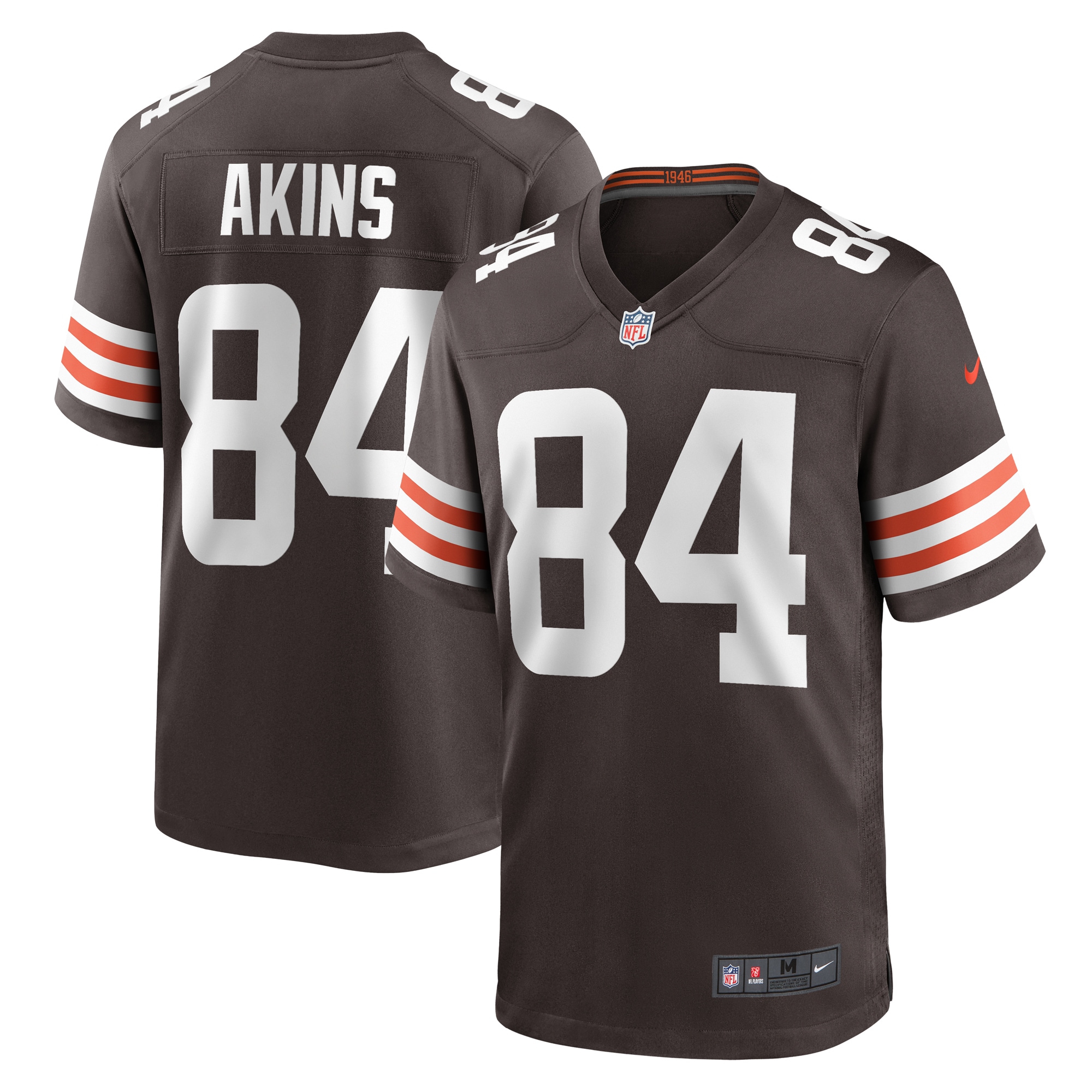 Jordan Akins Cleveland Browns Nike Game Player Jersey - Brown