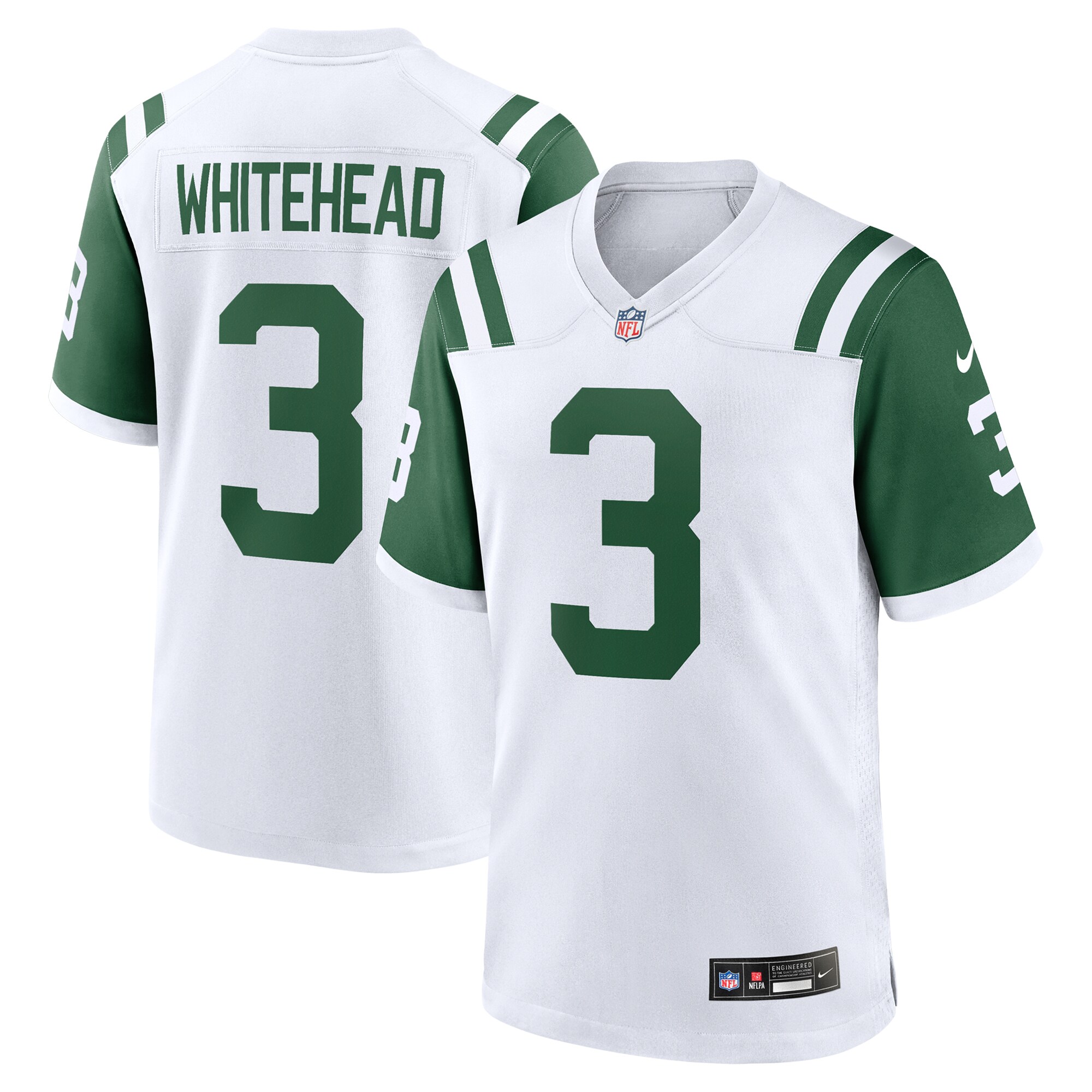 Jordan Whitehead New York Jets Nike Classic Alternate Player Game Jersey - White