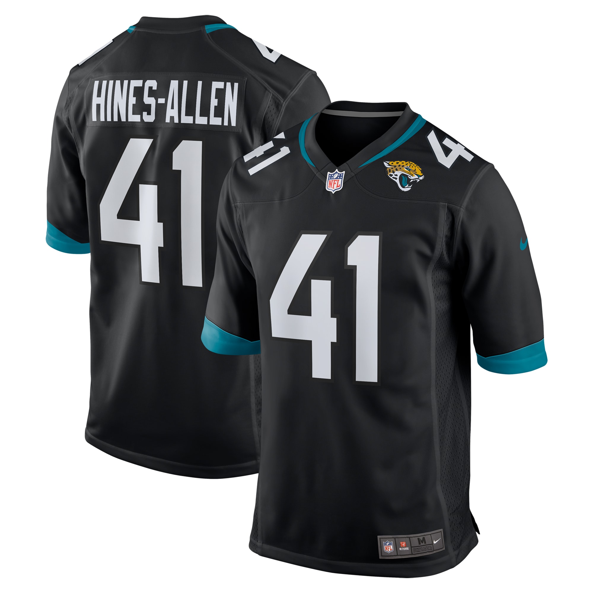 Josh Hines-Allen Jacksonville Jaguars Nike Alternate Player Game Jersey - Black
