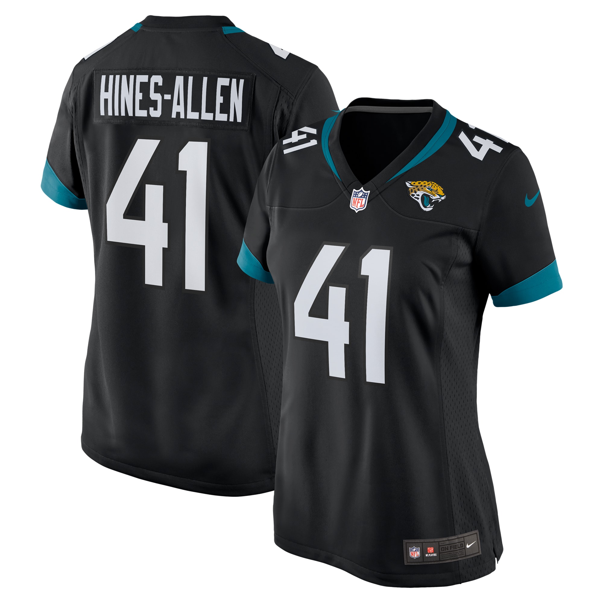 Josh Hines-Allen Jacksonville Jaguars Nike Women's Alternate Player Game Jersey - Black