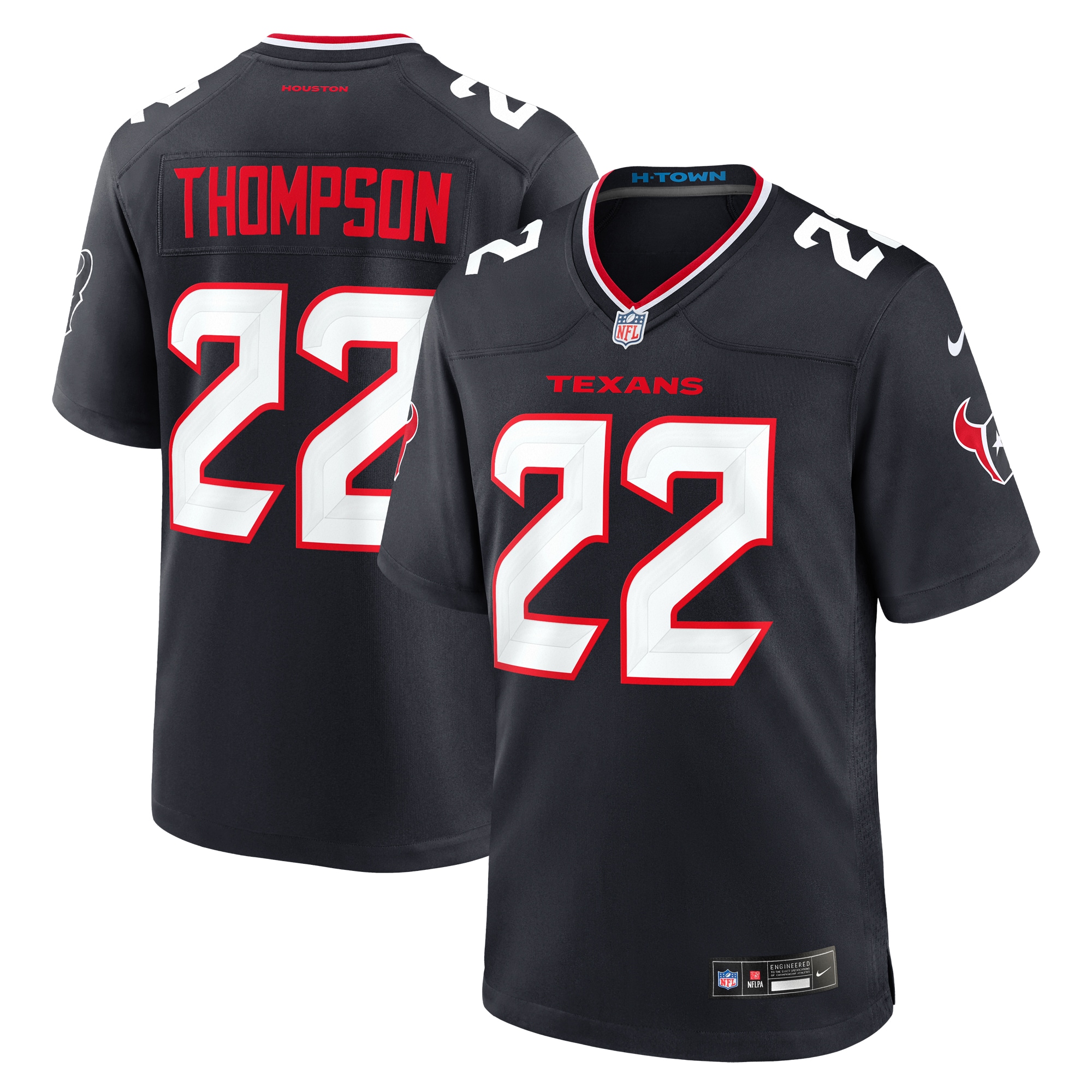 Josh Thompson Houston Texans Nike Team Game Jersey -  Navy