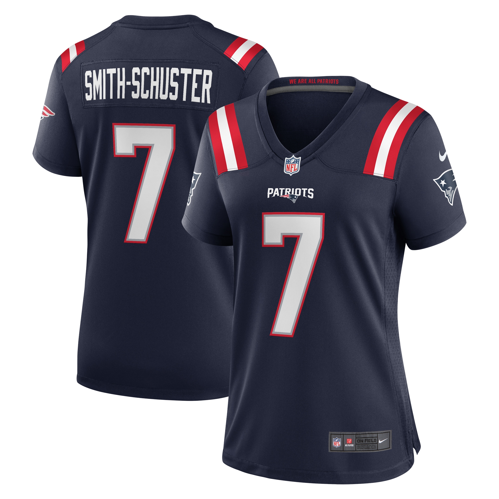 JuJu Smith-Schuster New England Patriots Nike Women's Game Player Jersey - Navy