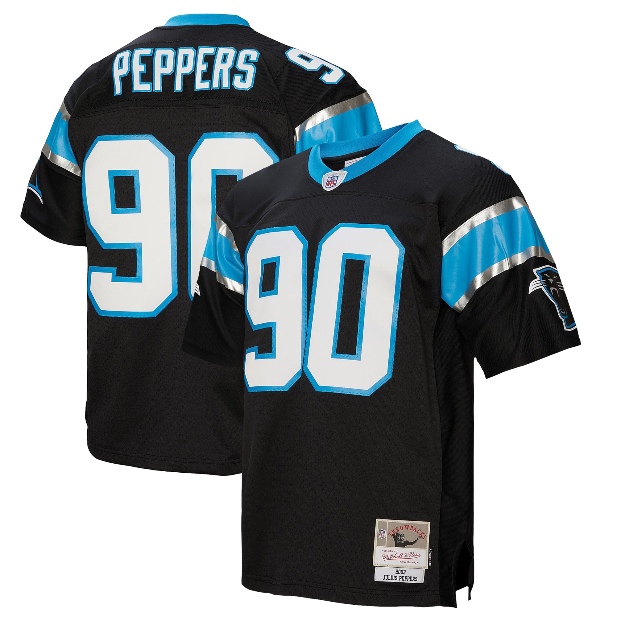 Julius Peppers Carolina Panthers Mitchell & Ness  Legacy Replica Jersey&nbsp;– Black