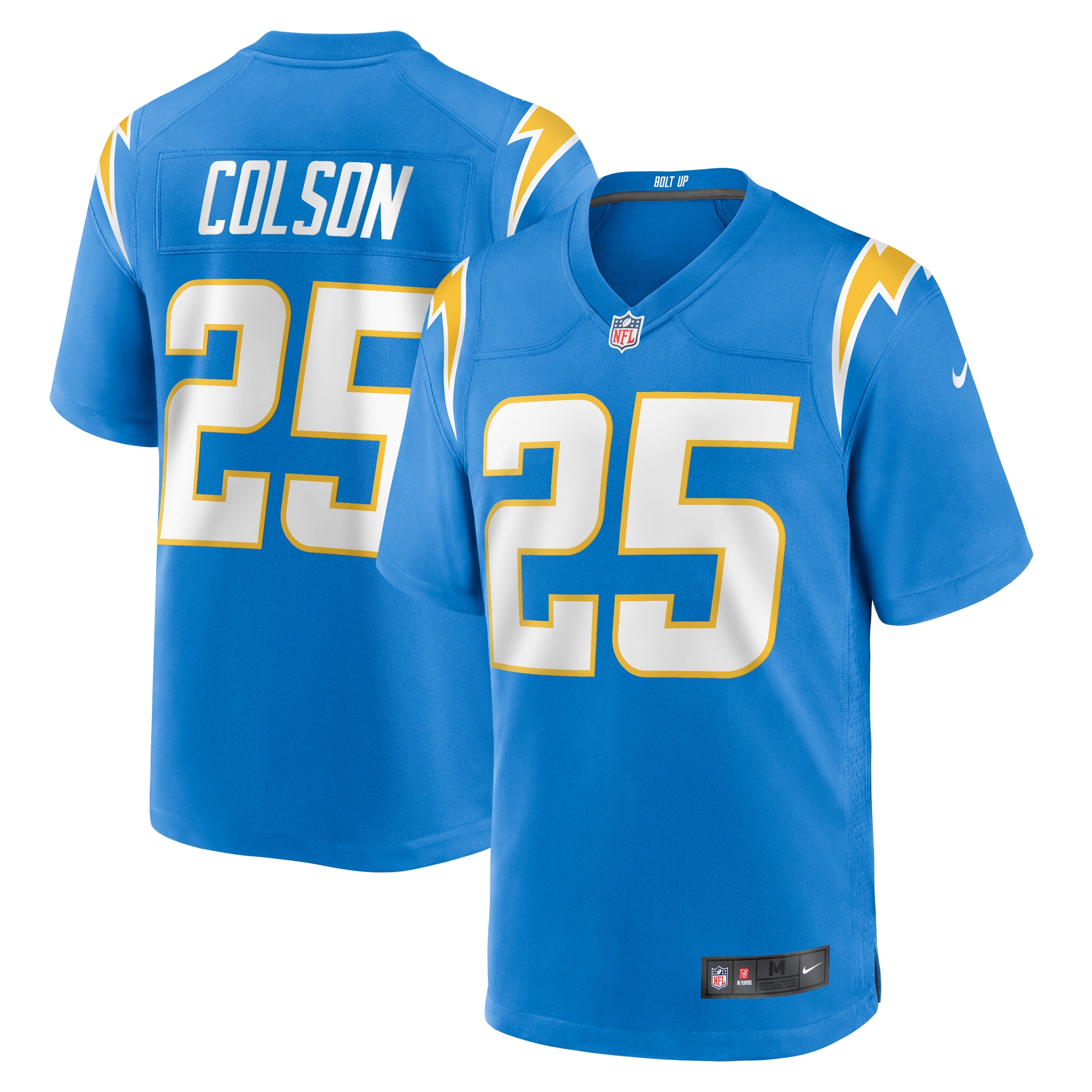 Junior Colson Los Angeles Chargers Nike Team Game Jersey -  Powder Blue