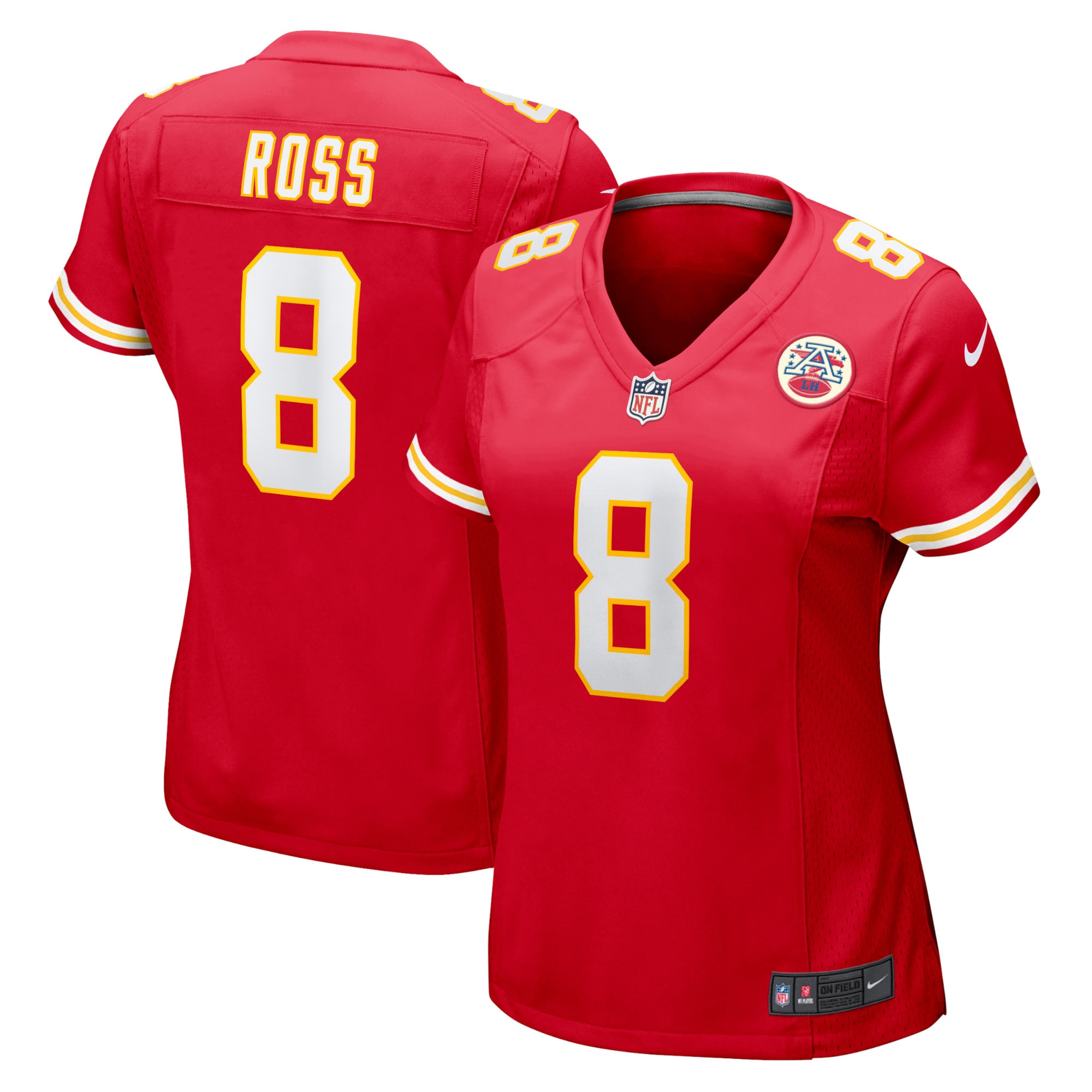 Justyn Ross Kansas City Chiefs Nike Women's Home Game Player Jersey - Red