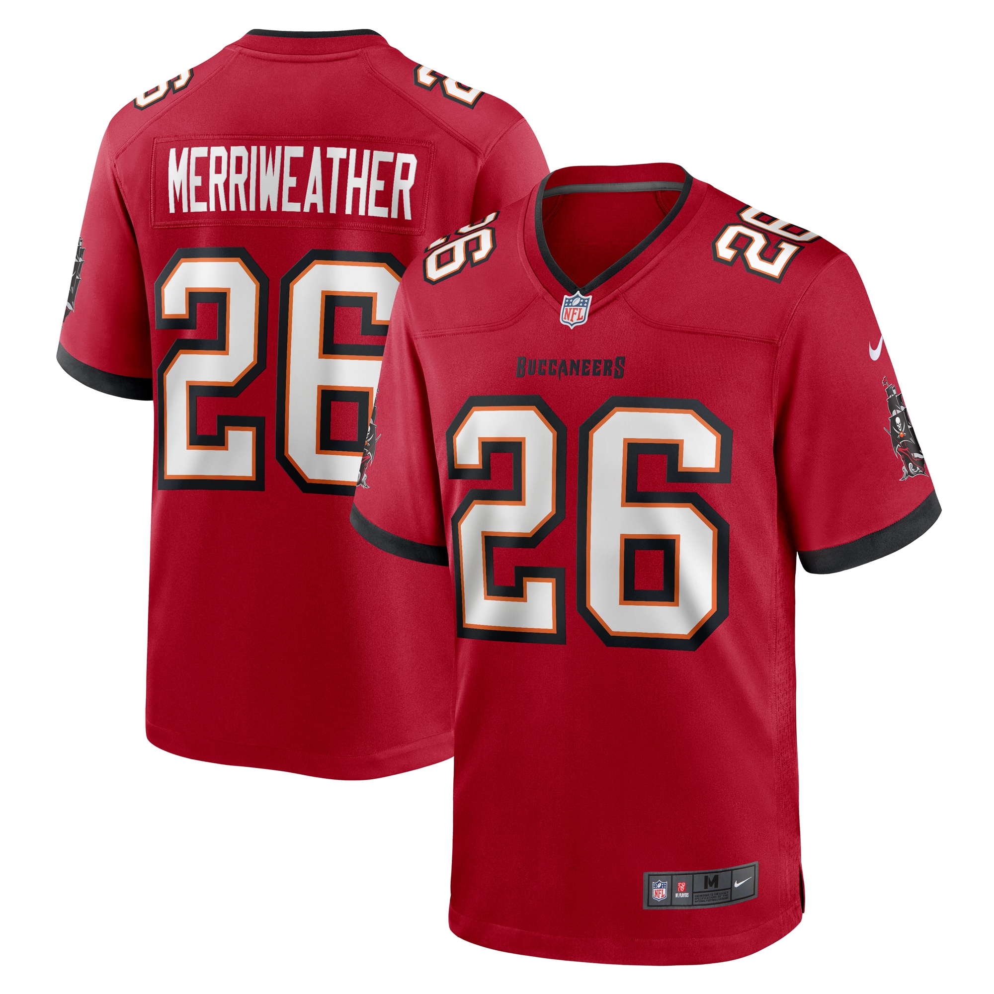 Kaevon Merriweather Tampa Bay Buccaneers Nike  Game Jersey -  Red