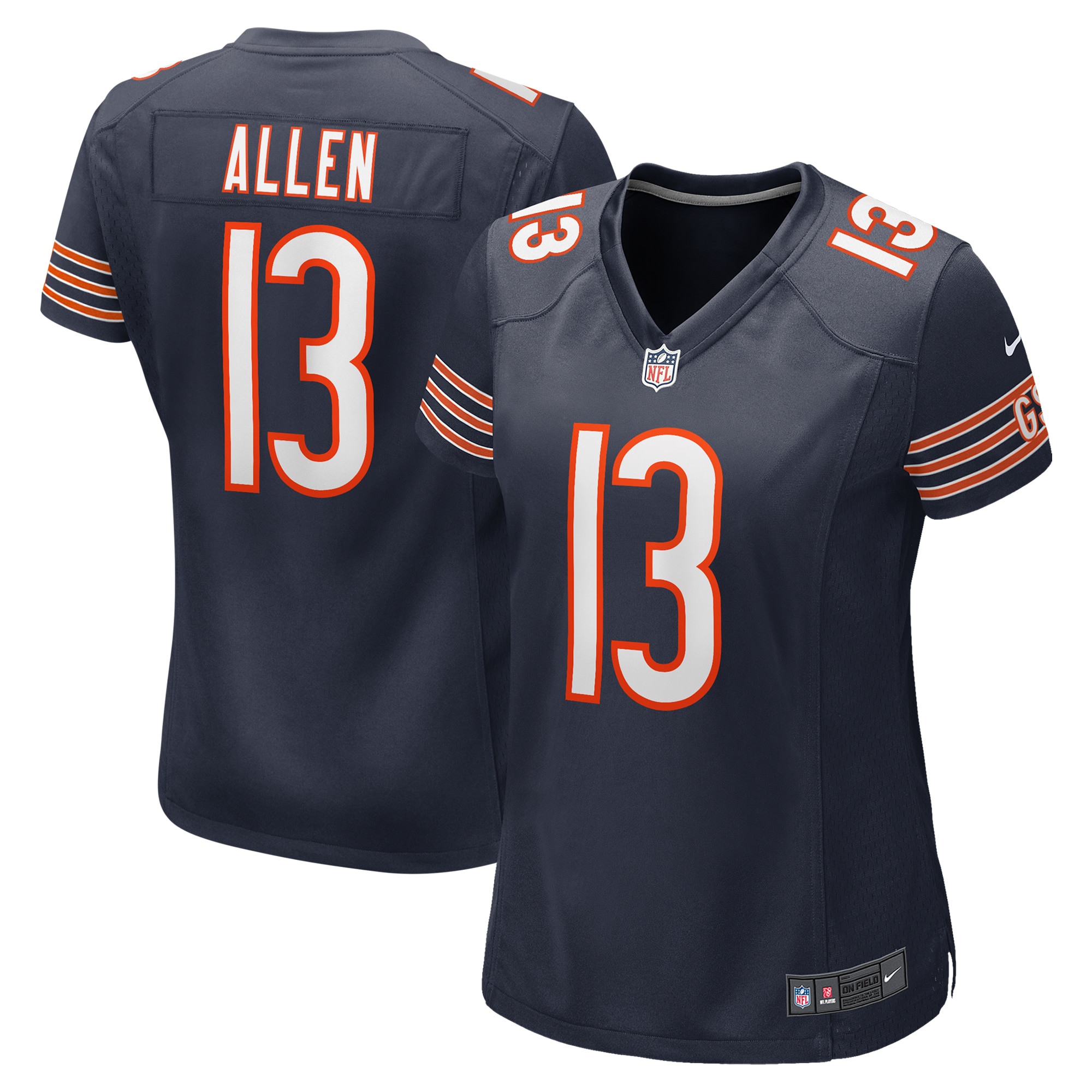 Keenan Allen Chicago Bears Nike Women's Game Jersey -  Navy